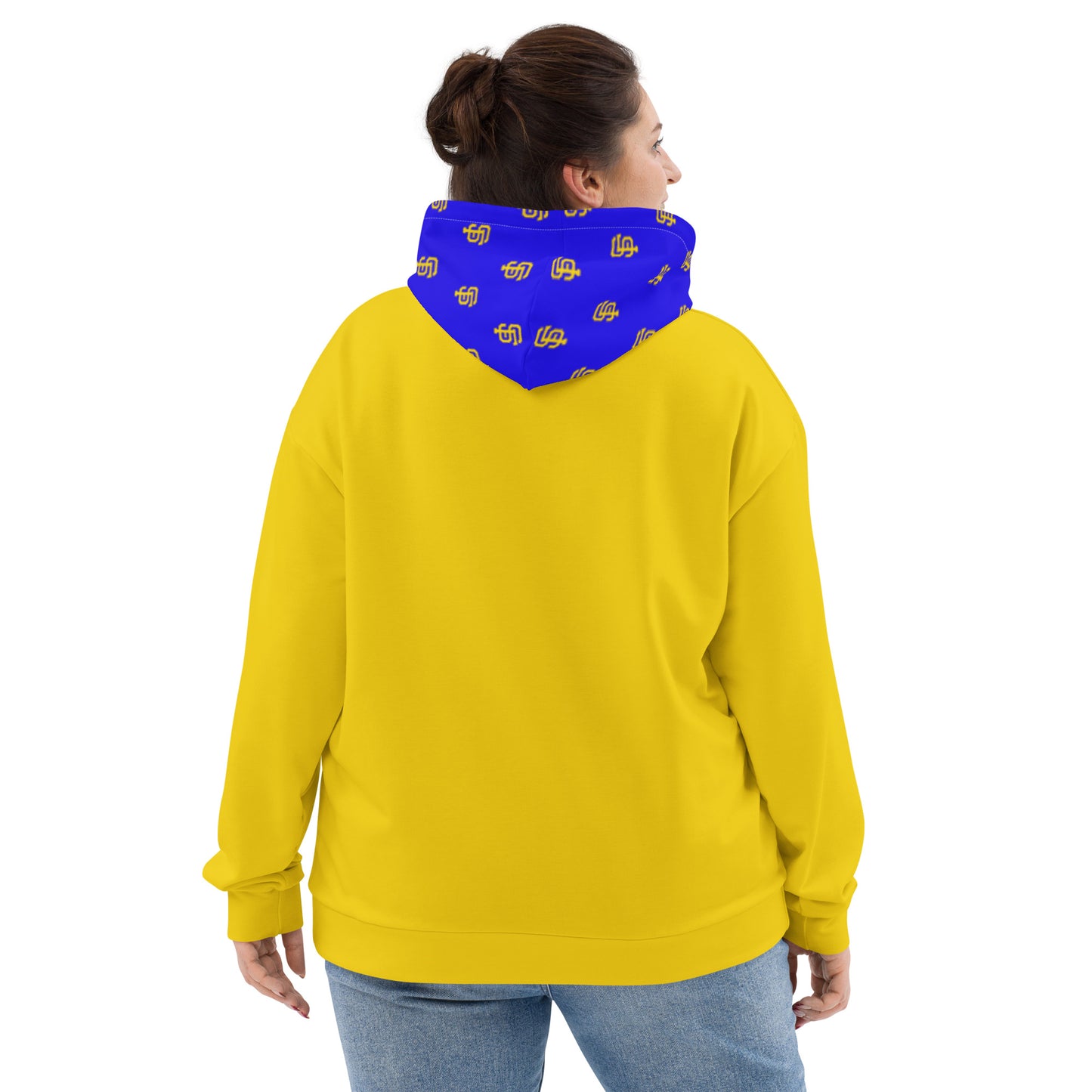 SF Yellow Gold with Blue Hoodie