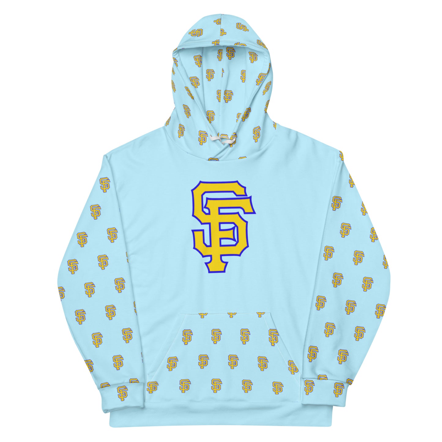 SF Baby Blue All Over Hoodie