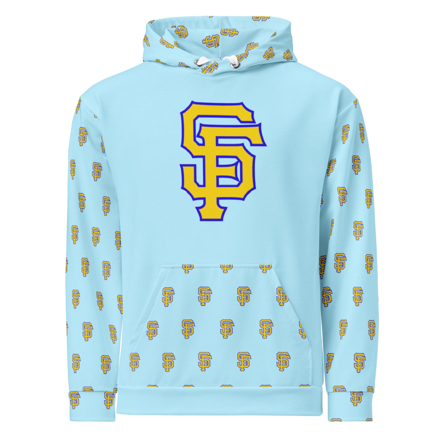 SF Baby Blue All Over Hoodie