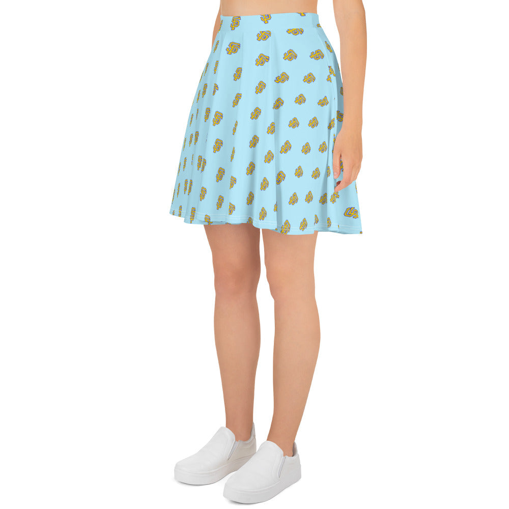 SF Baby Blue Skater Skirt