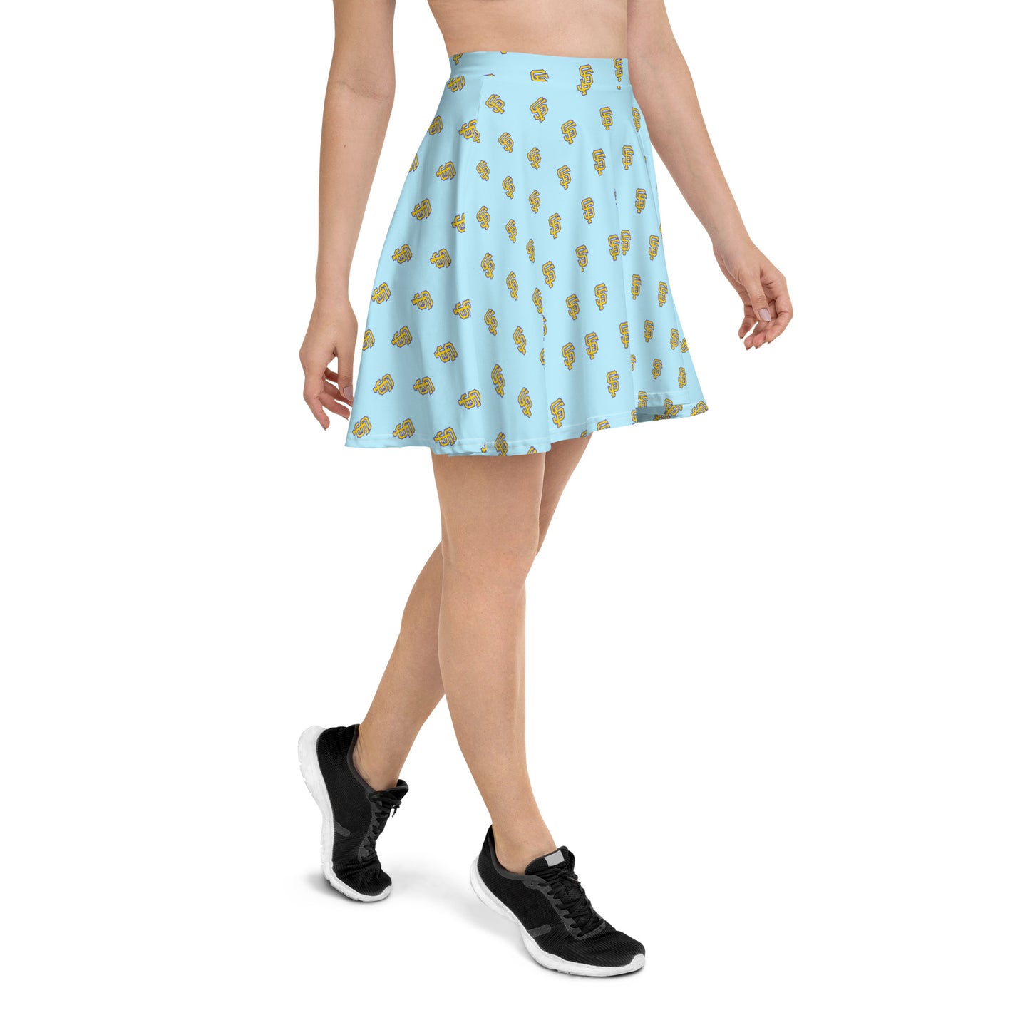 SF Baby Blue Skater Skirt