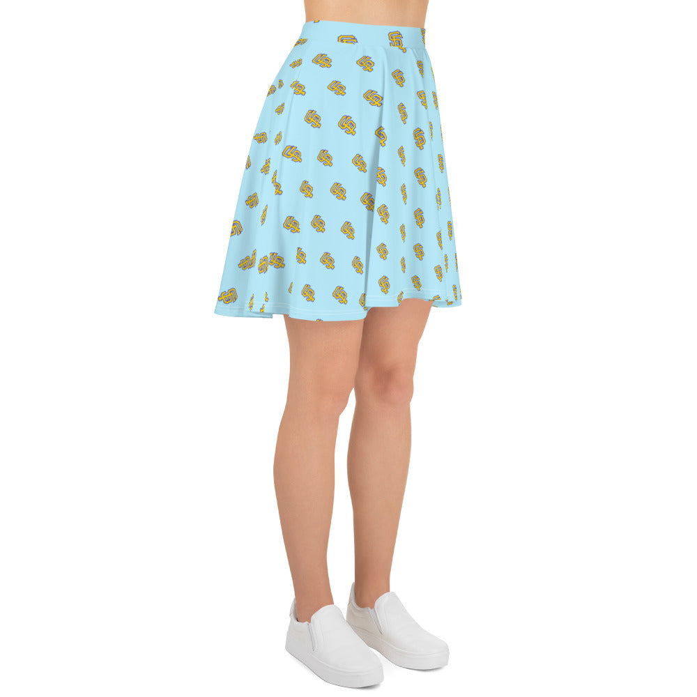 SF Baby Blue Skater Skirt