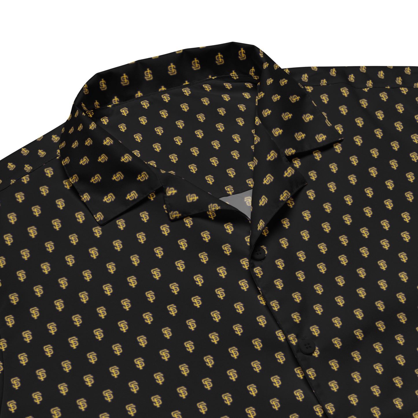 SF Black Button Up Shirt