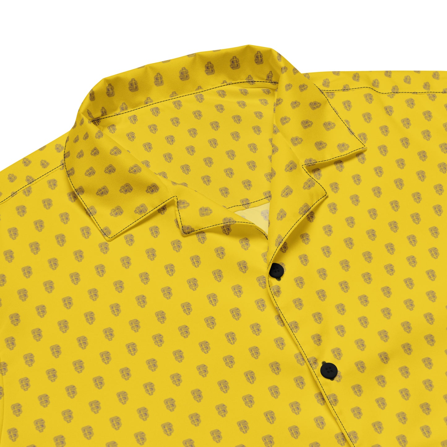 SF Yellow Button Up Shirt