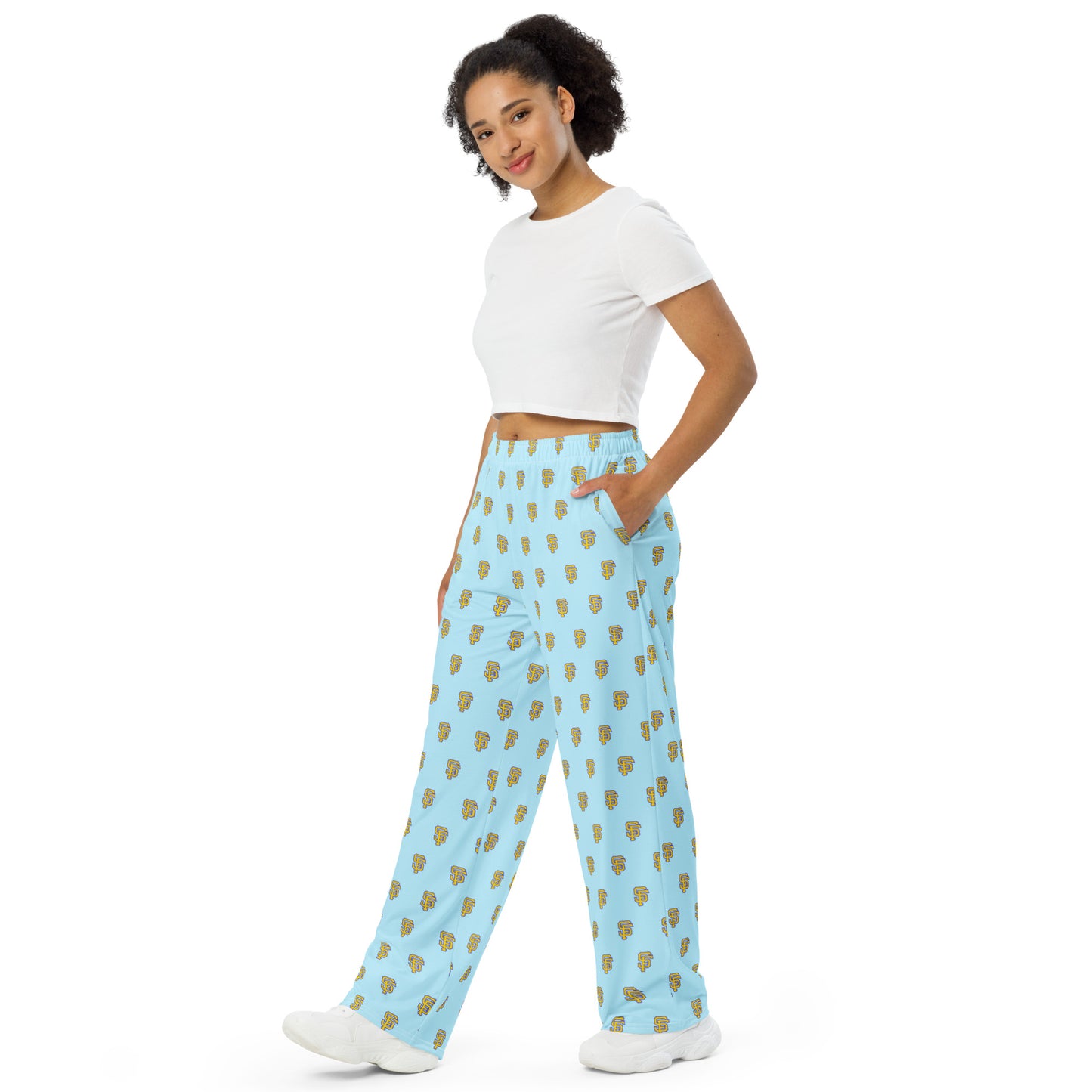 SF Baby Blue wide-leg pants