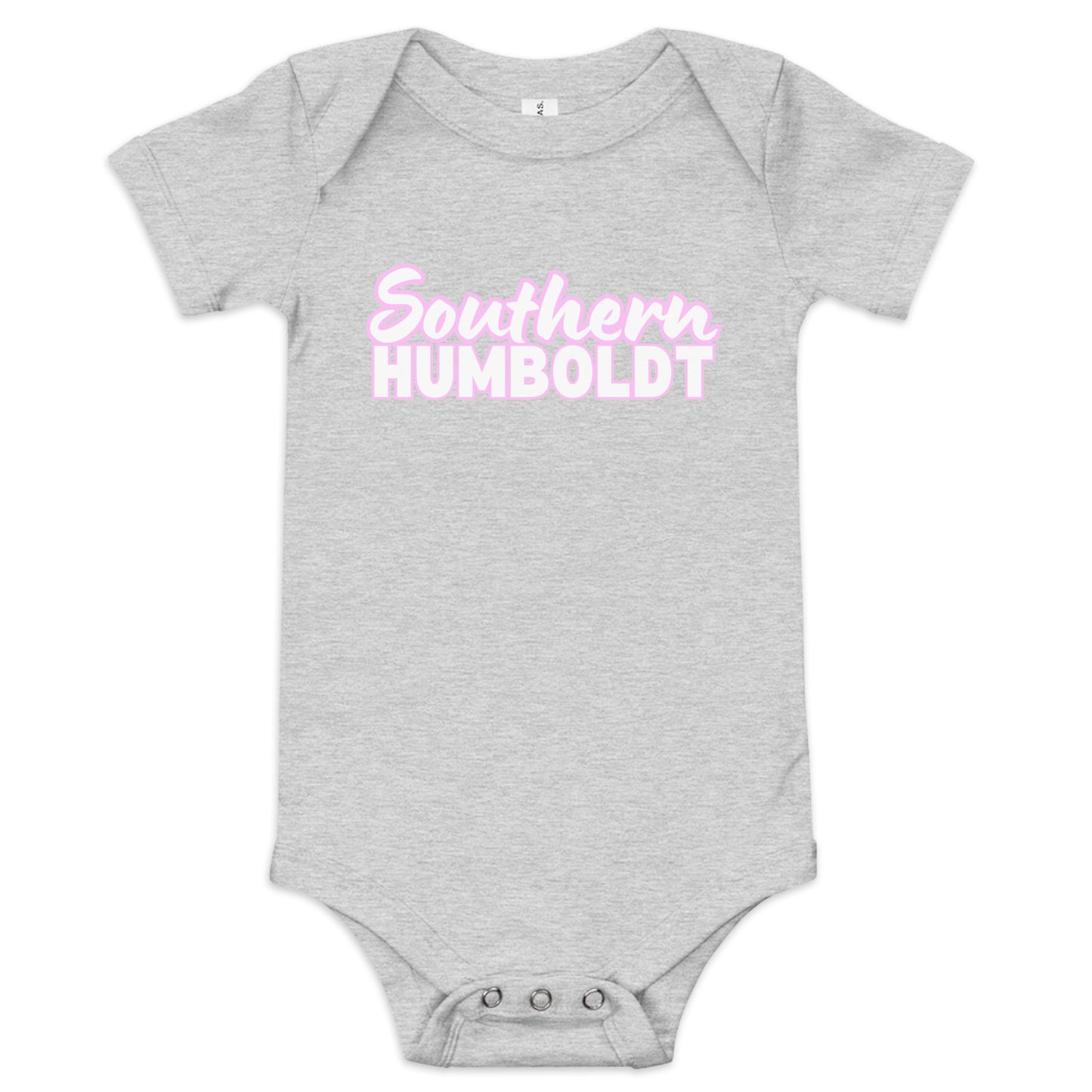 Southern Humboldt Bright Pink Baby short sleeve one piece