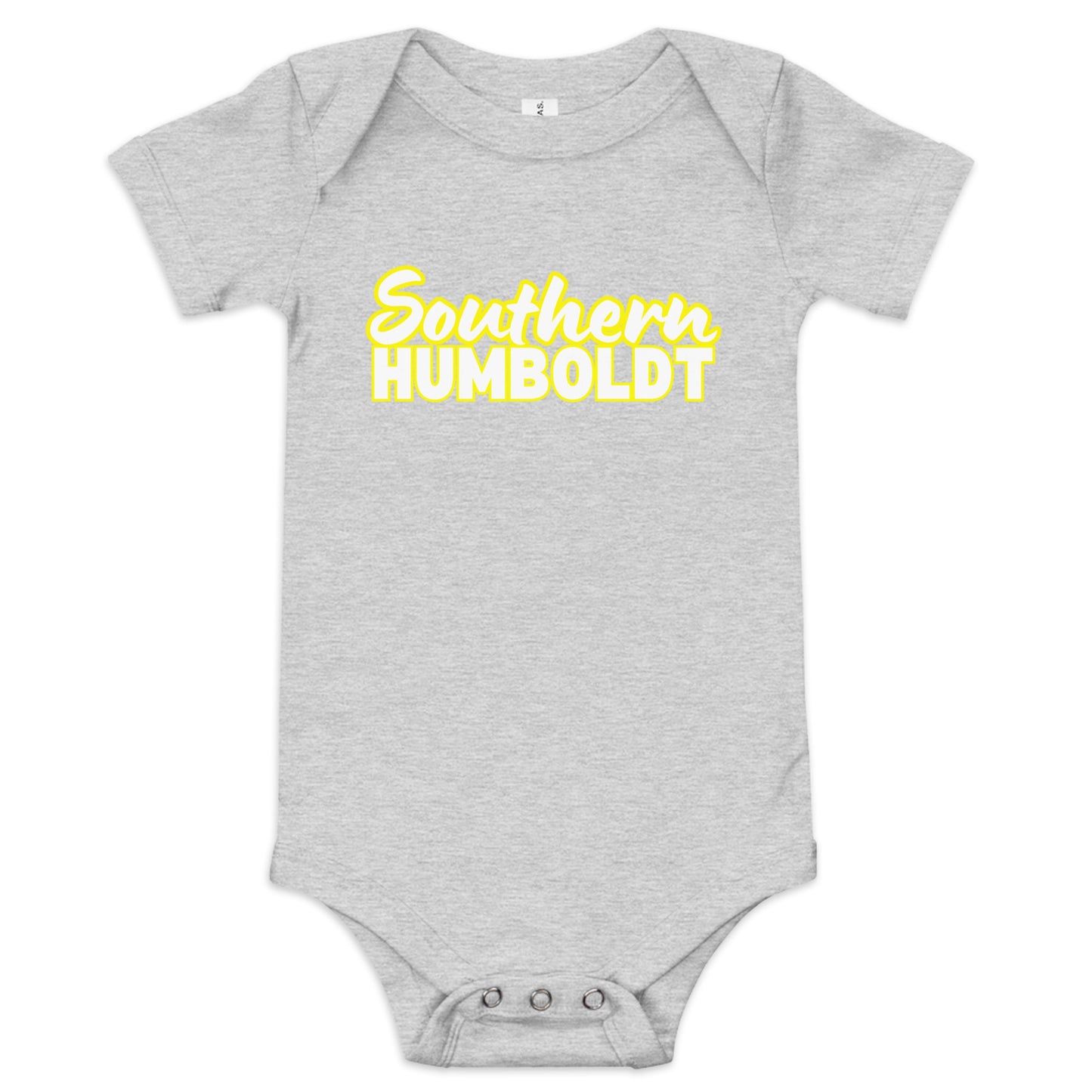 Southern Humboldt Yellow Baby short sleeve one piece