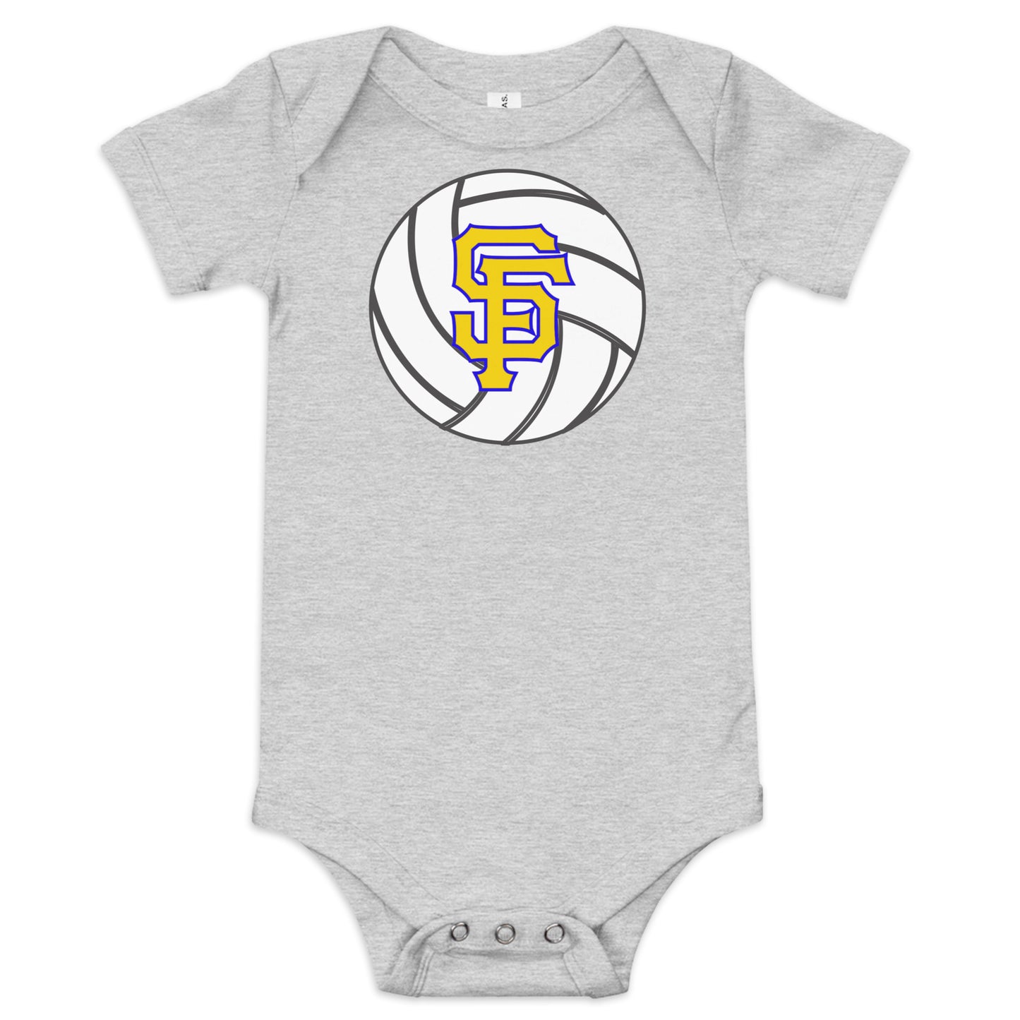 SF Volleyball Baby short sleeve one piece