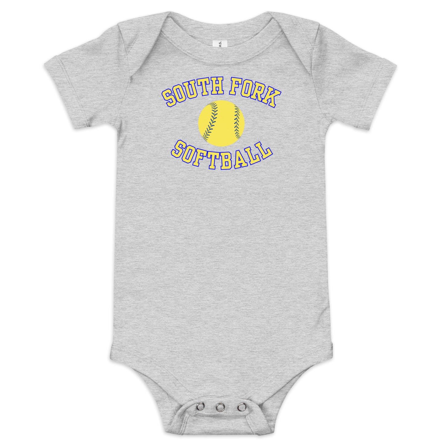 South Fork Softball Baby short sleeve one piece