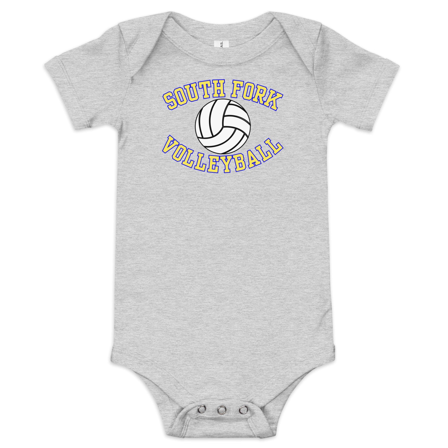 South Fork Volleyball Baby short sleeve one piece