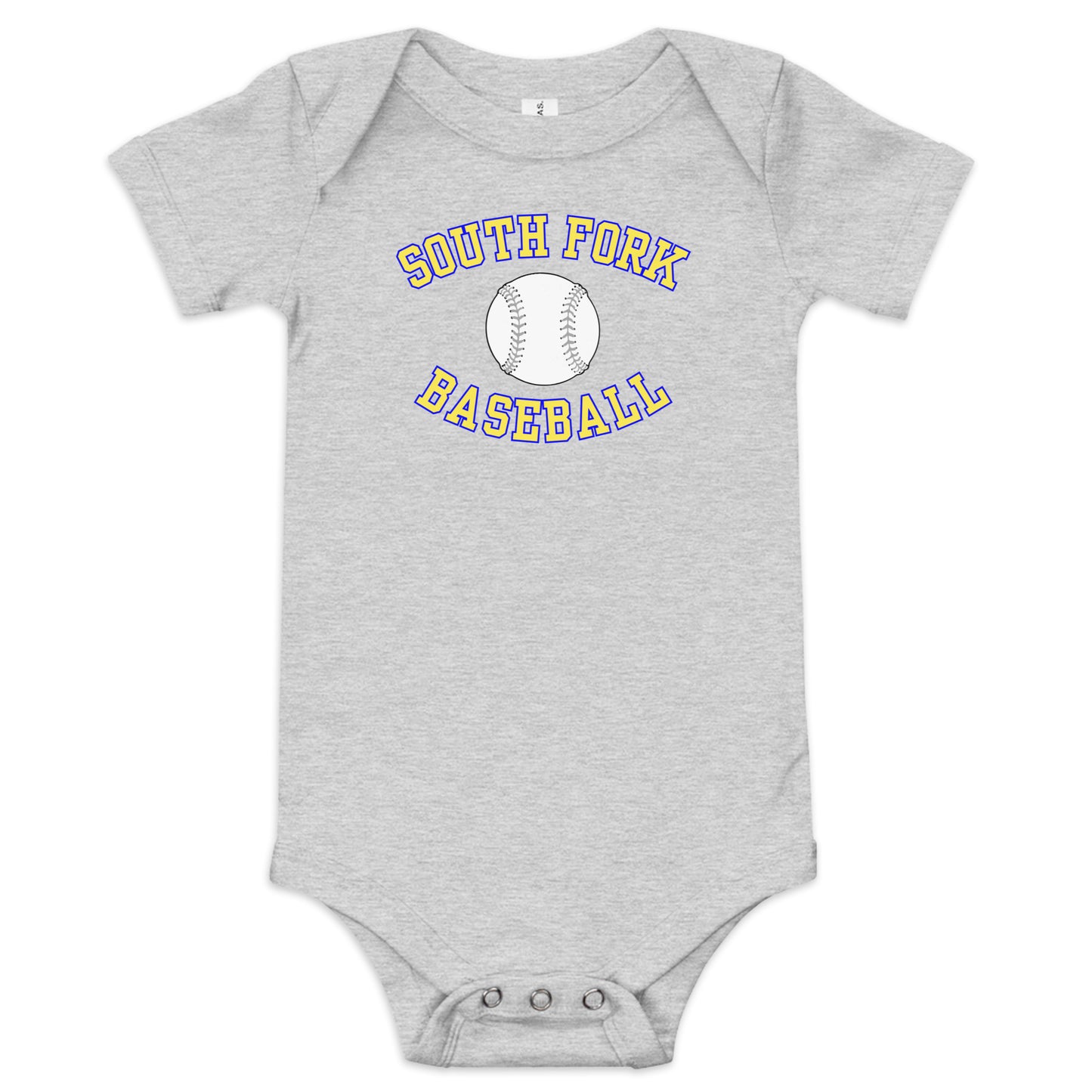 South Fork Baseball Baby short sleeve one piece