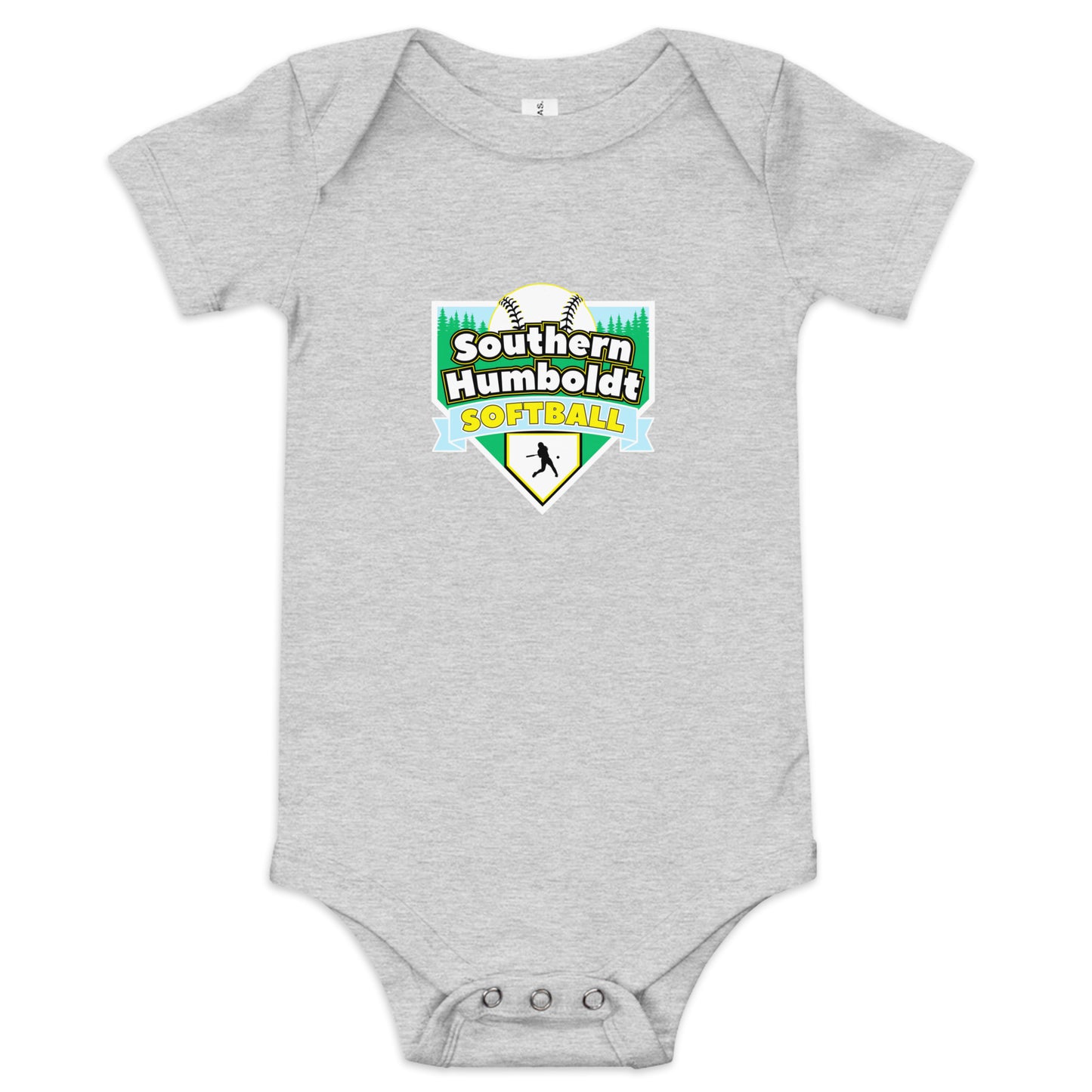 Southern Humboldt Softball GBY Baby short sleeve one piece