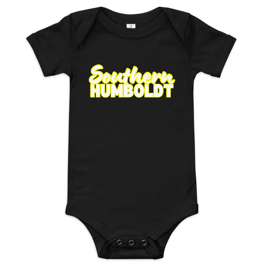 Southern Humboldt Yellow Baby short sleeve one piece