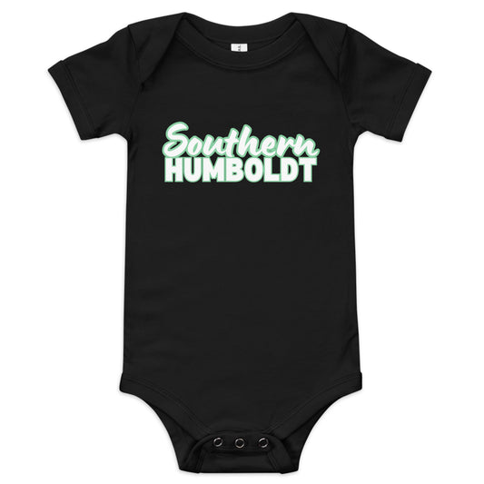 Southern Humboldt Green Baby short sleeve one piece