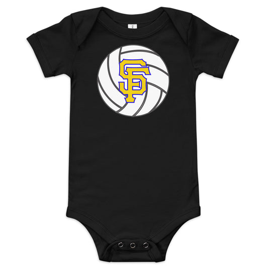 SF Volleyball Baby short sleeve one piece