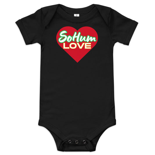 SoHum Love Heart Baby short sleeve one piece