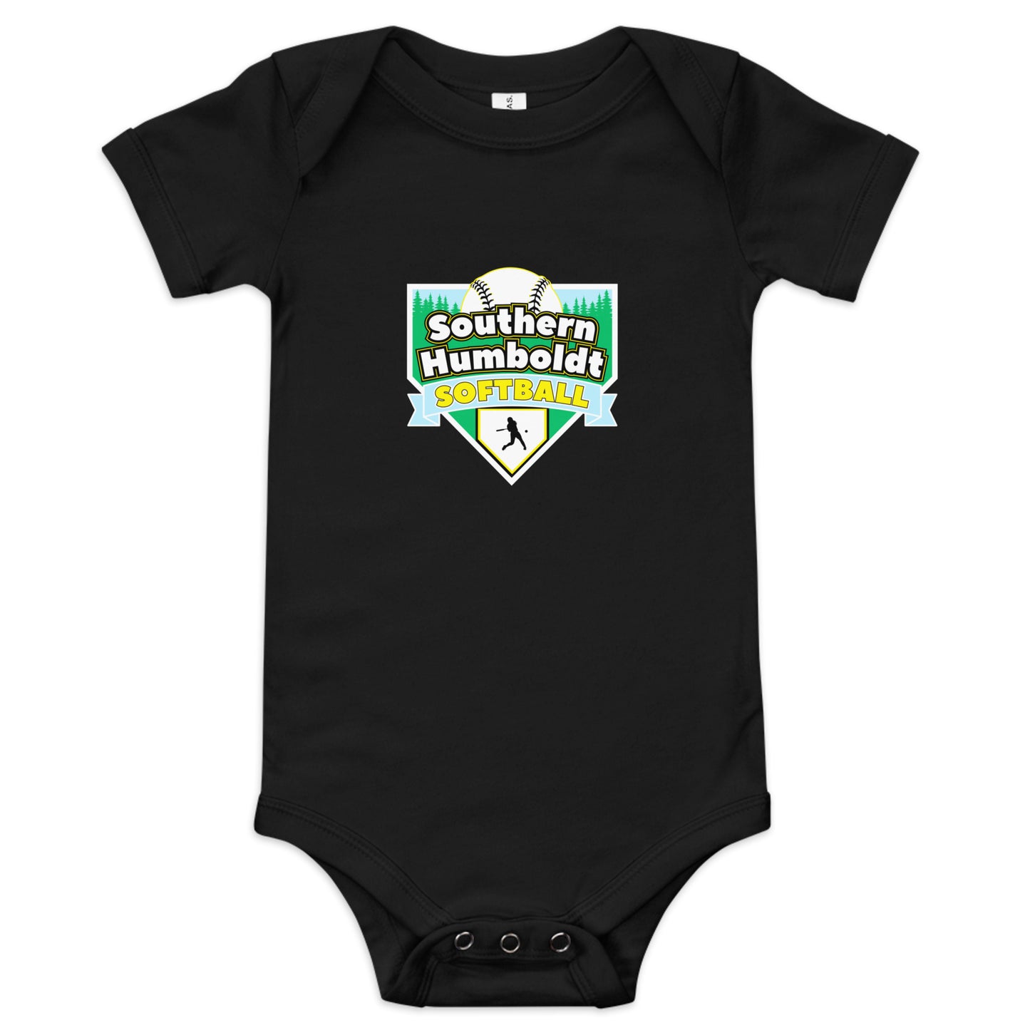 Southern Humboldt Softball GBY Baby short sleeve one piece