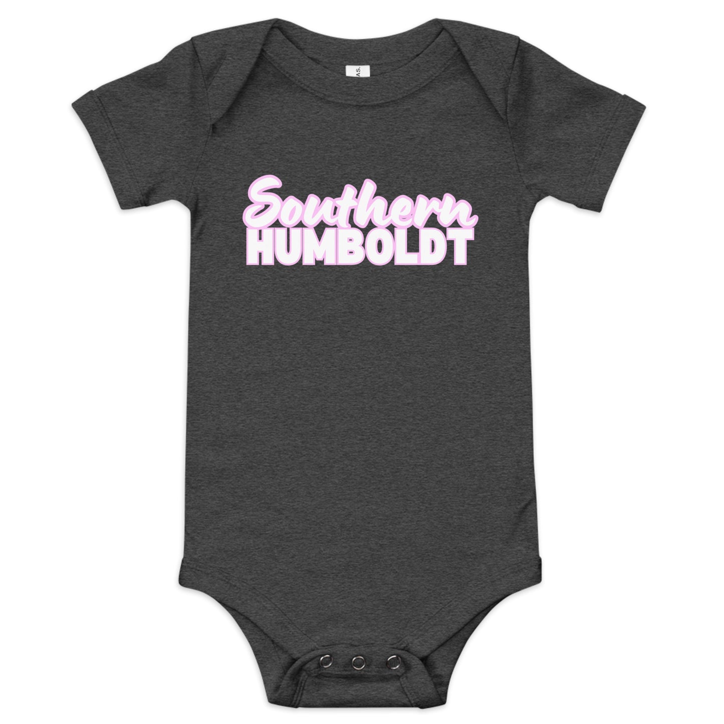 Southern Humboldt Bright Pink Baby short sleeve one piece