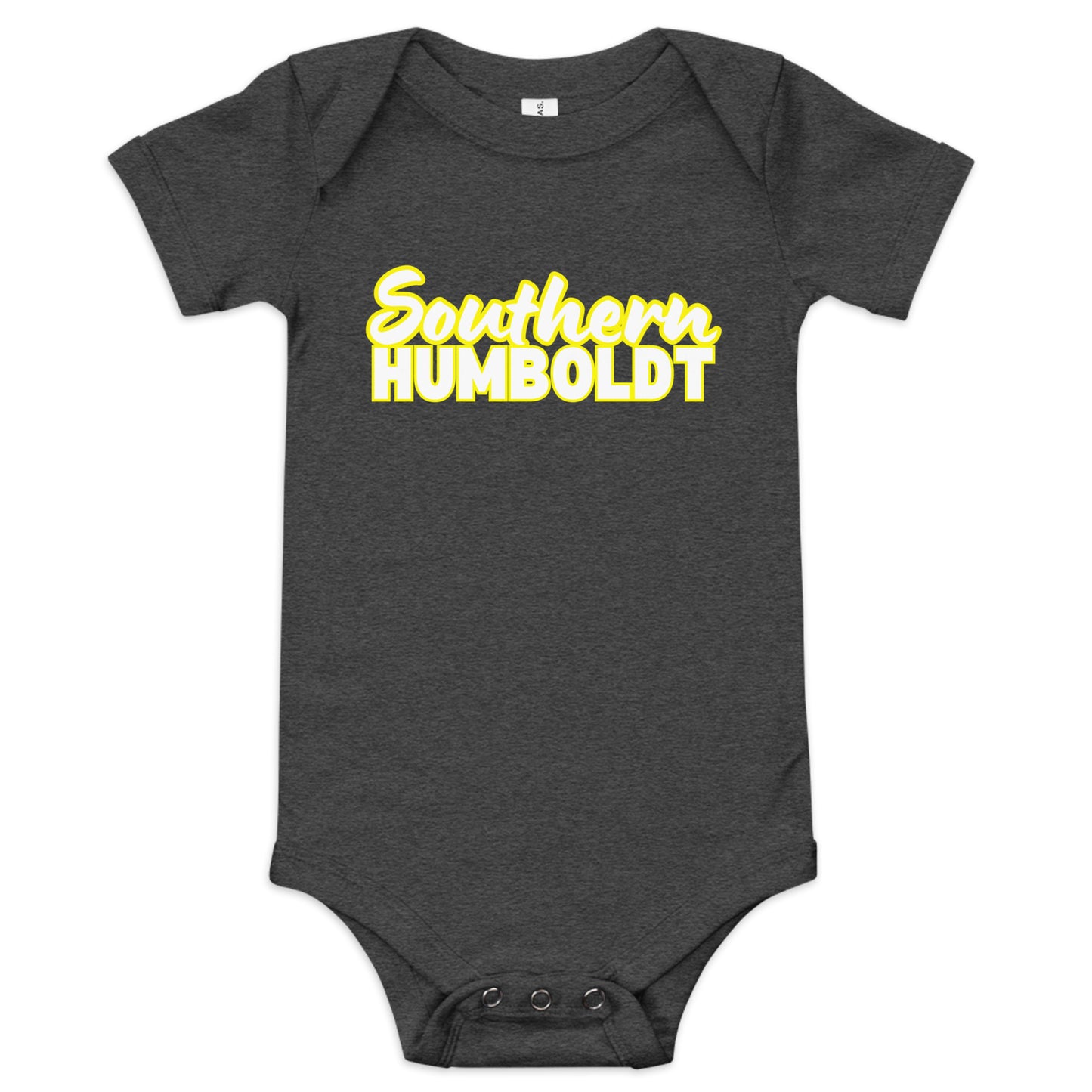 Southern Humboldt Yellow Baby short sleeve one piece