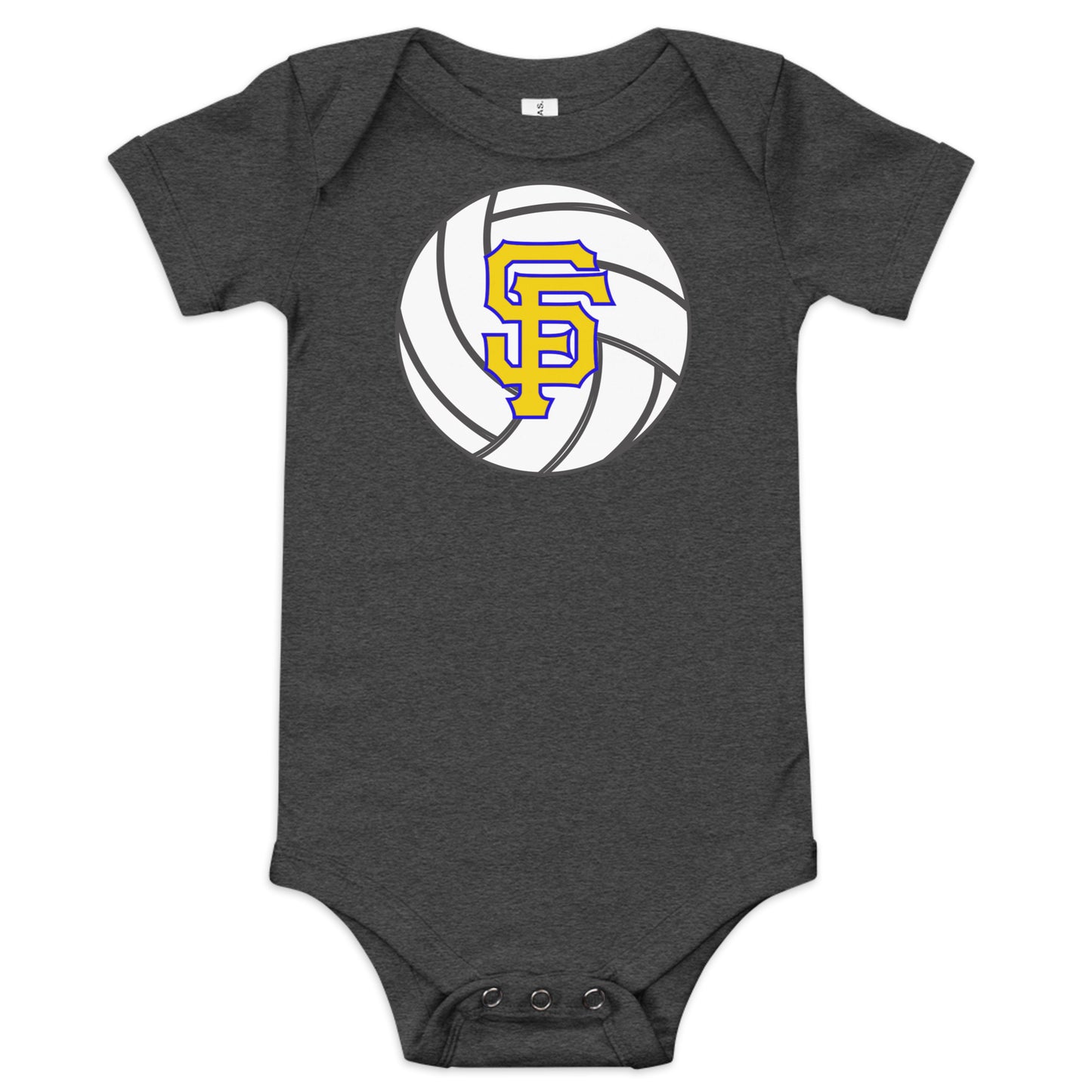 SF Volleyball Baby short sleeve one piece