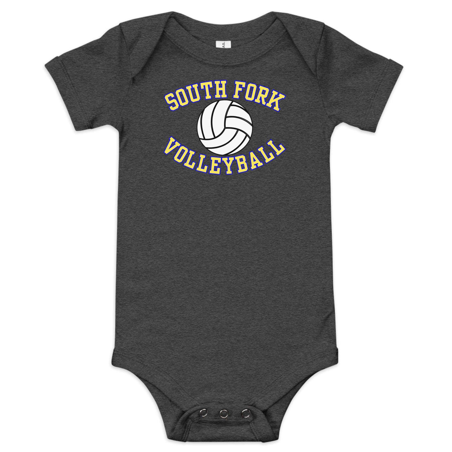 South Fork Volleyball Baby short sleeve one piece