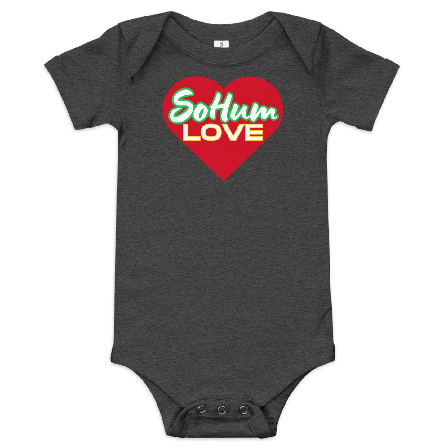 SoHum Love Heart Baby short sleeve one piece