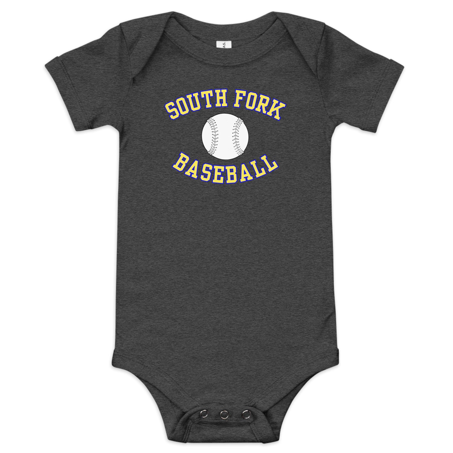 South Fork Baseball Baby short sleeve one piece