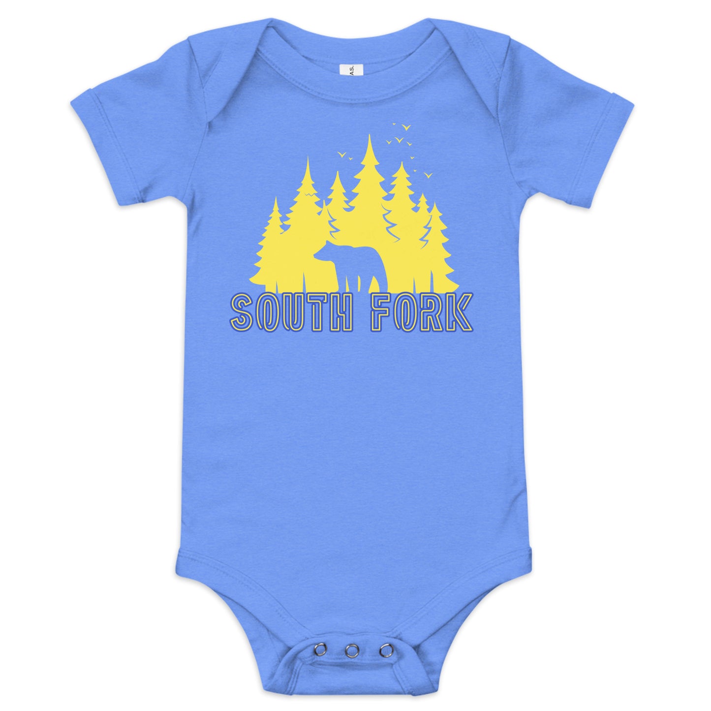 South Fork Cub Trees Baby short sleeve one piece