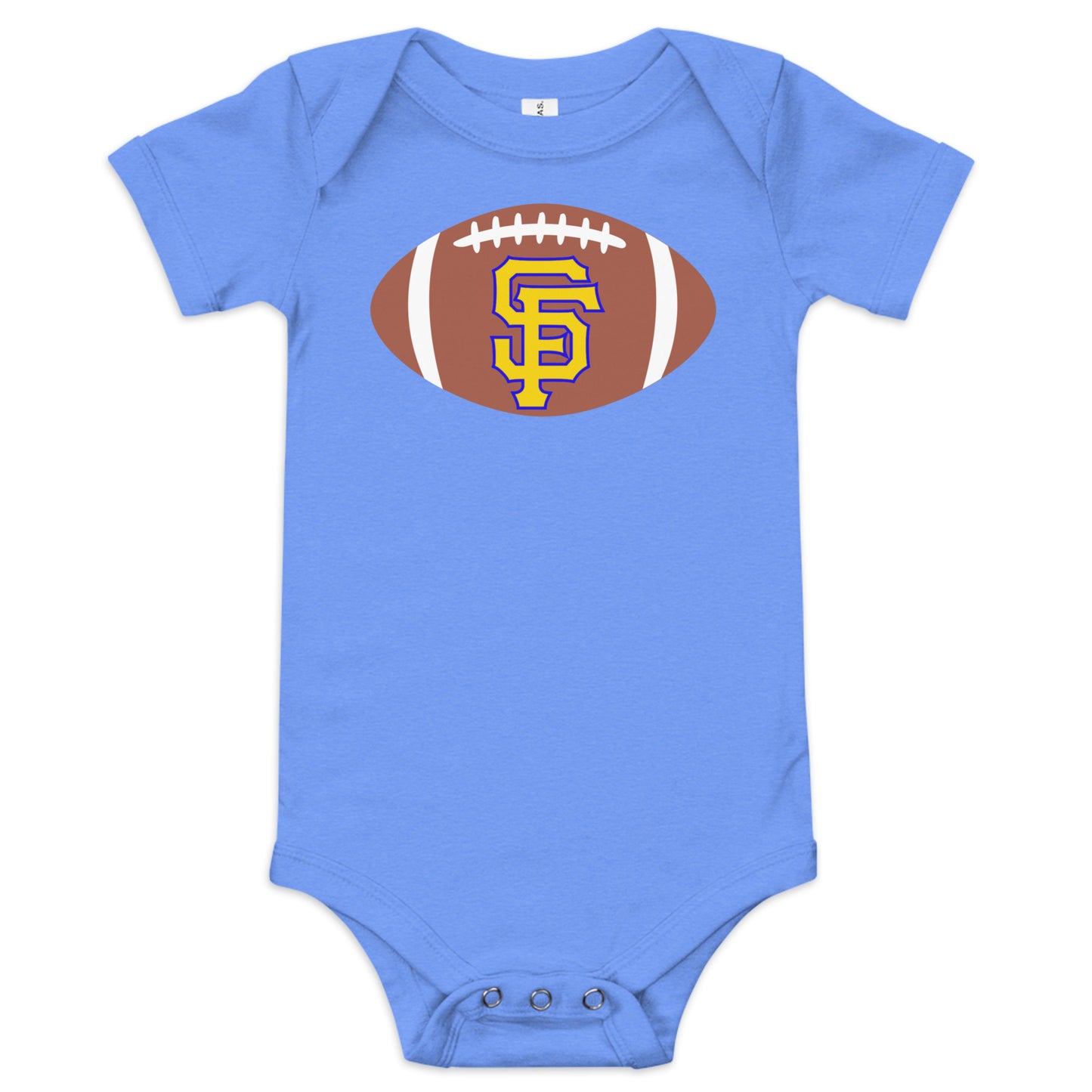 SF Football Baby short sleeve one piece