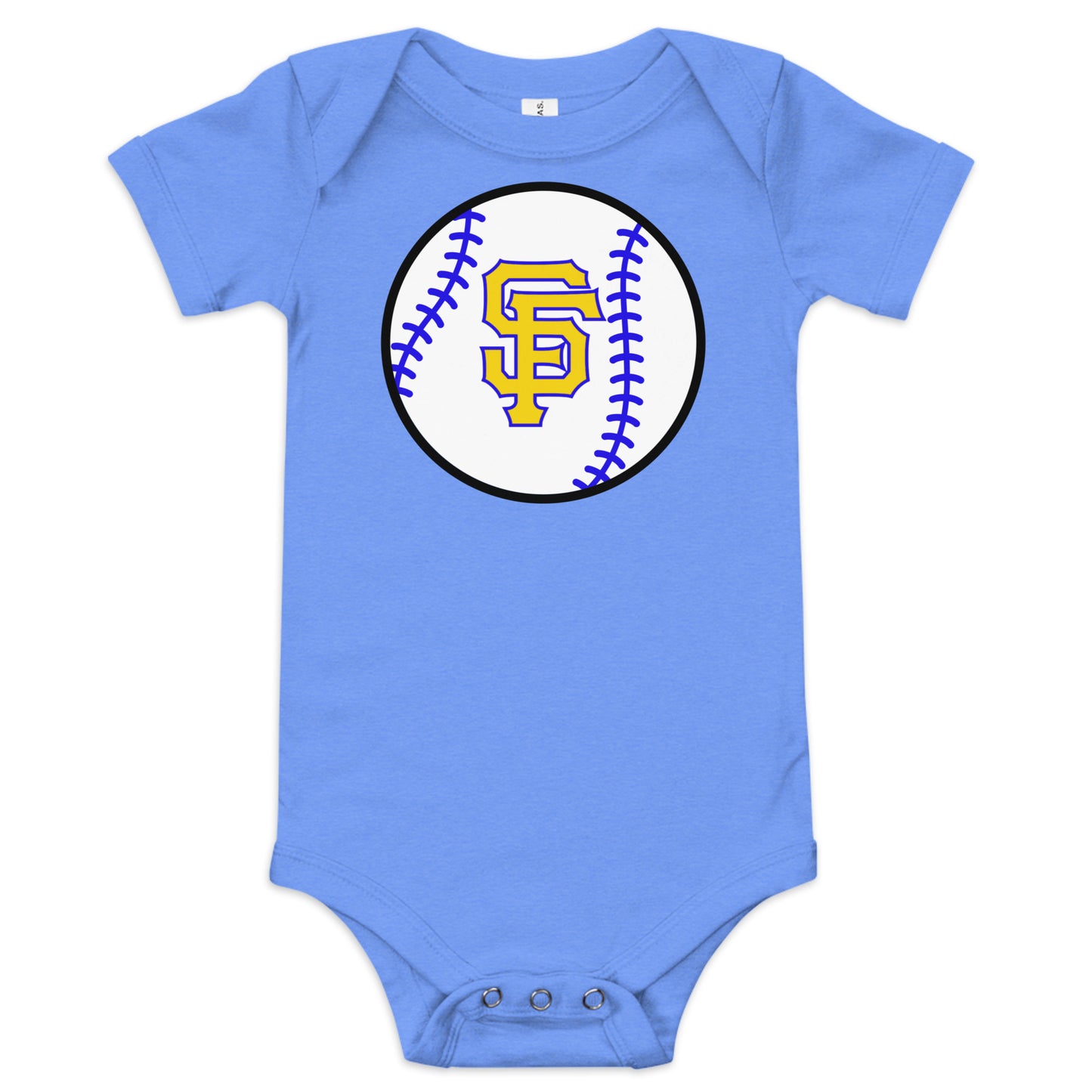 SF Baseball Baby short sleeve one piece