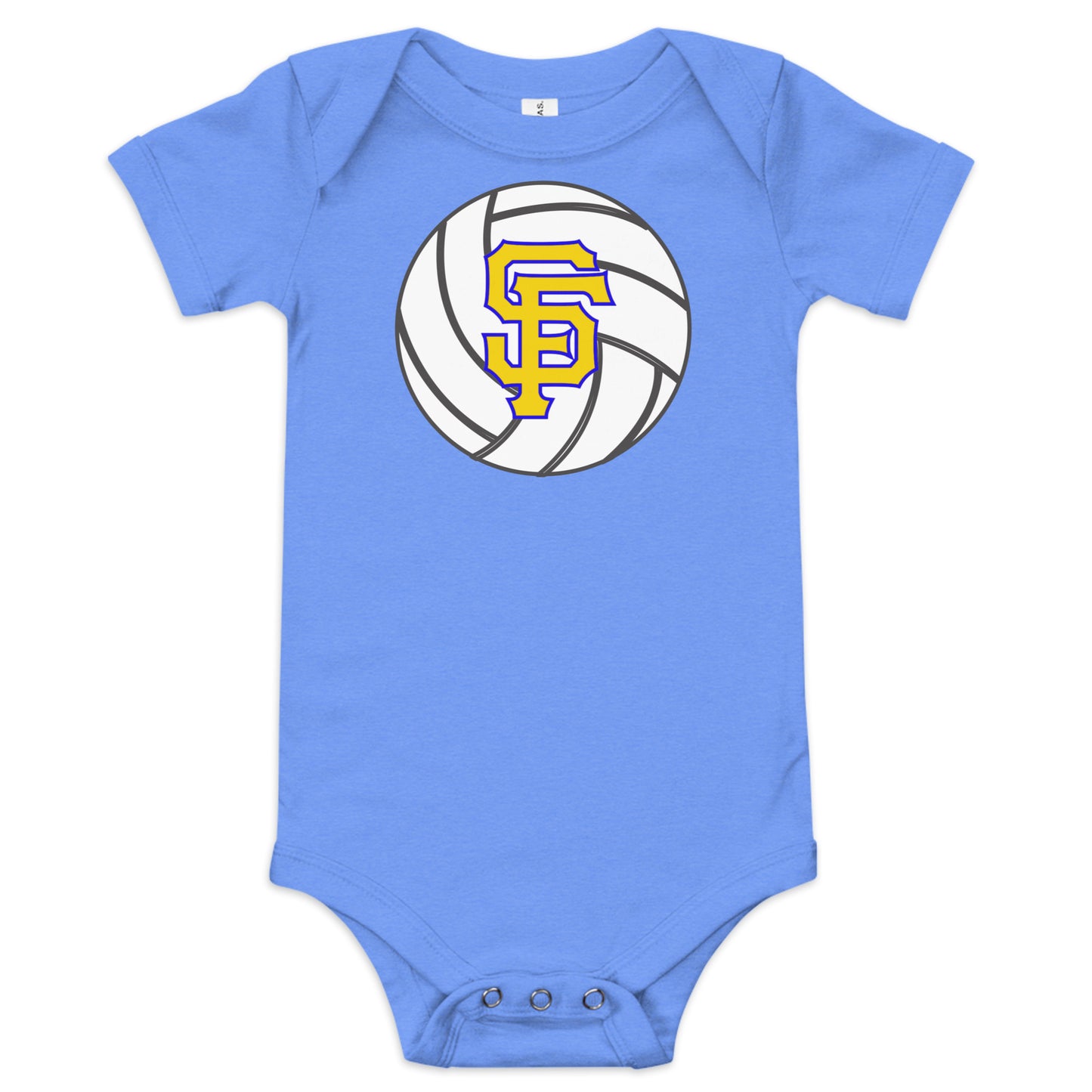 SF Volleyball Baby short sleeve one piece