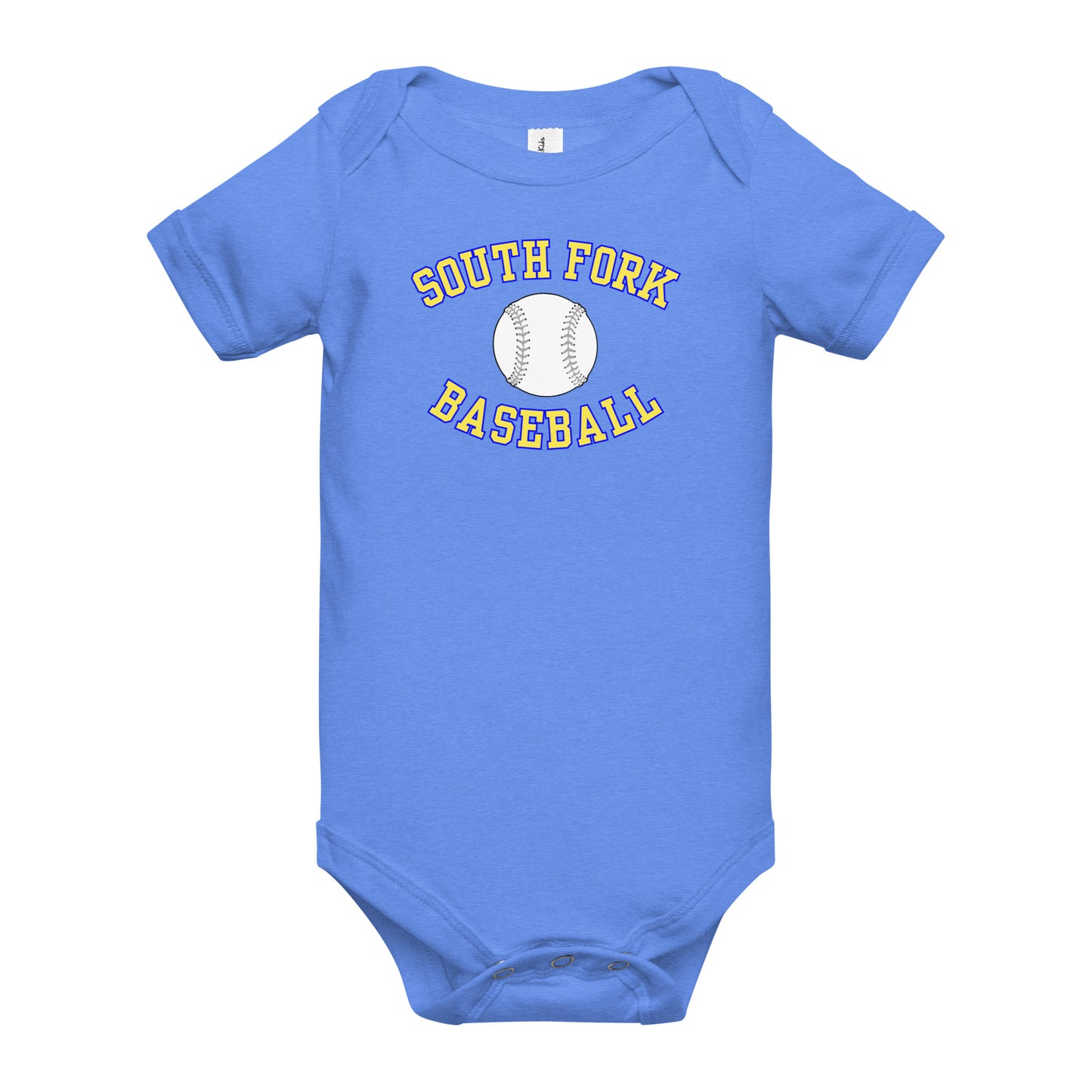 South Fork Baseball Baby short sleeve one piece