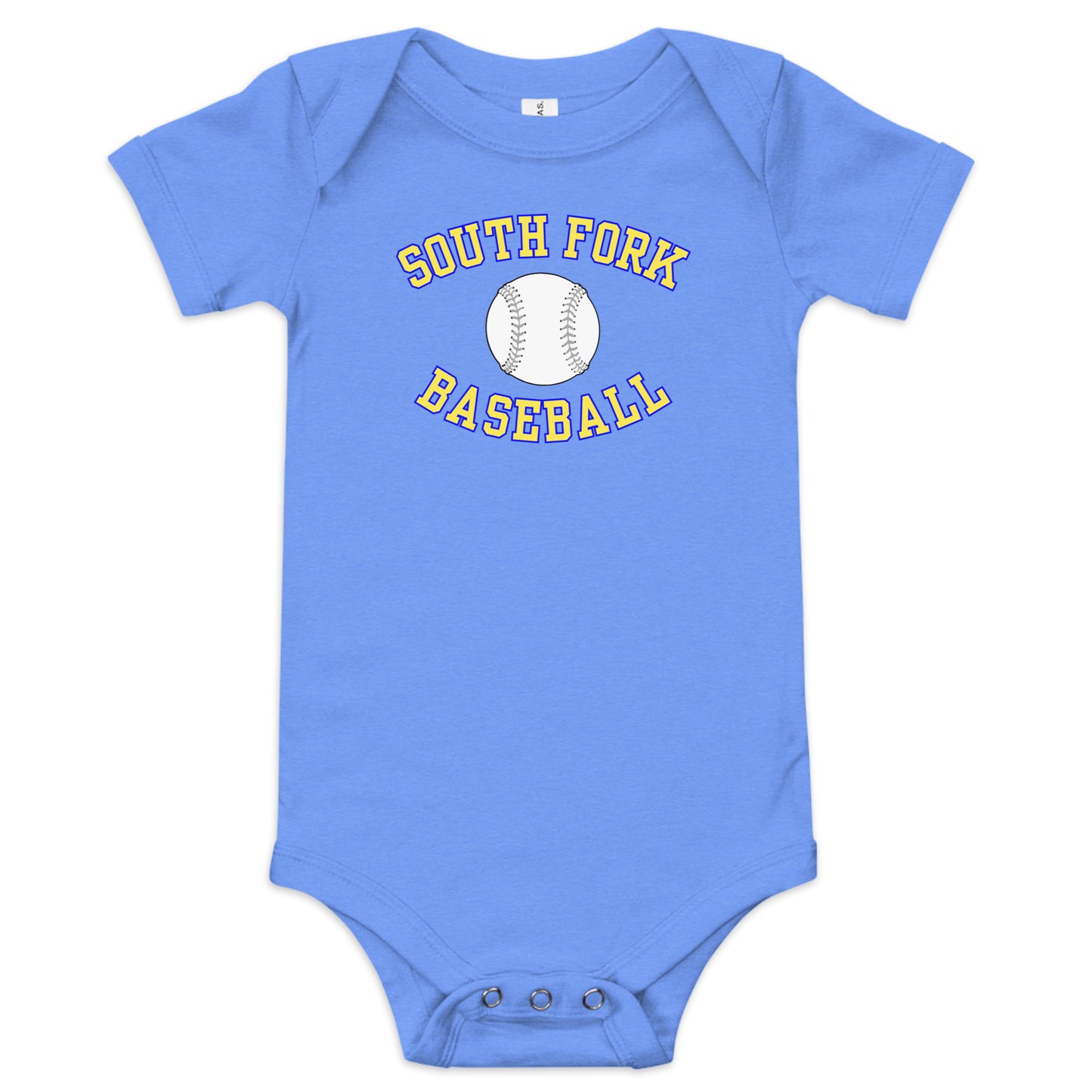 South Fork Baseball Baby short sleeve one piece