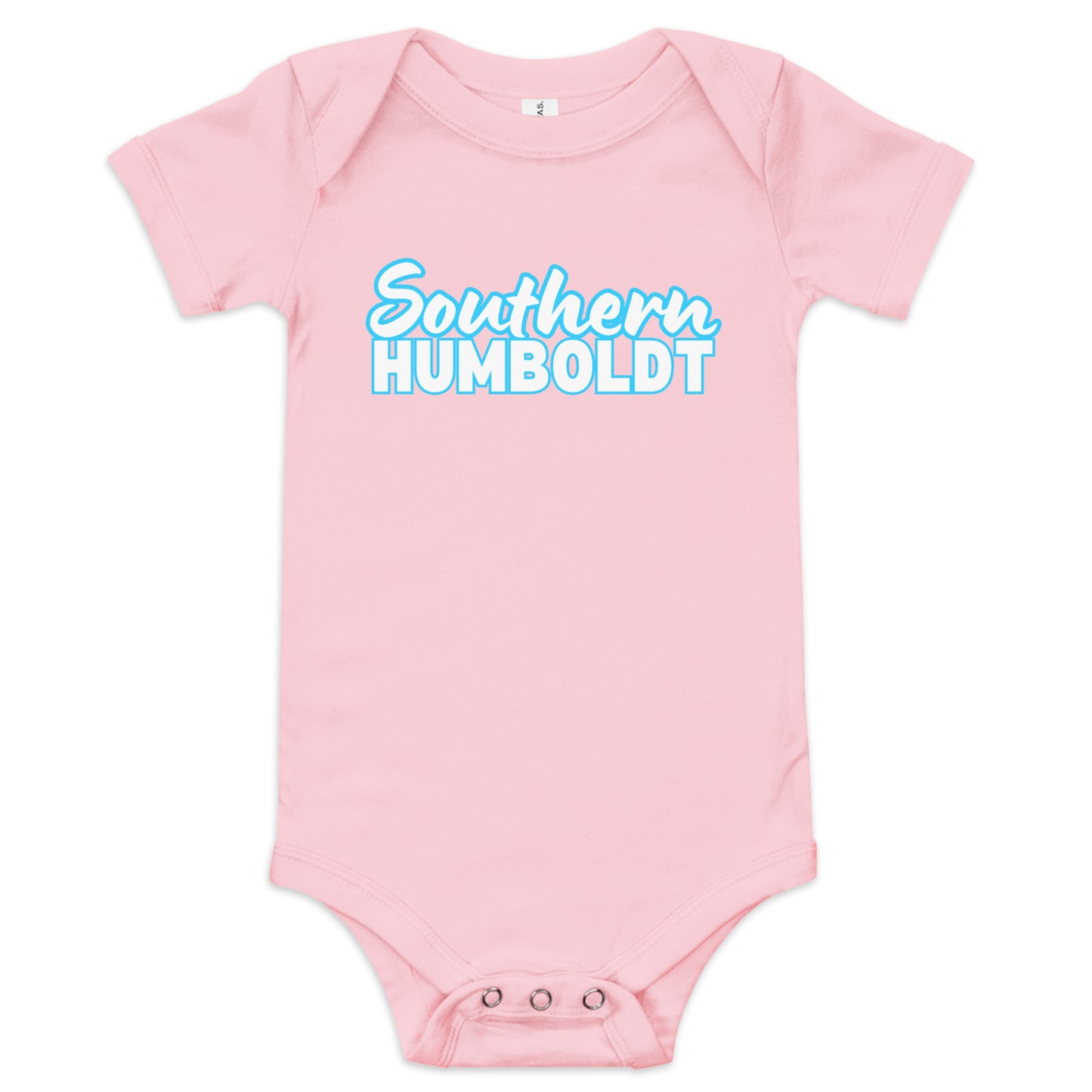 Southern Humboldt Bright Blue Baby short sleeve one piece