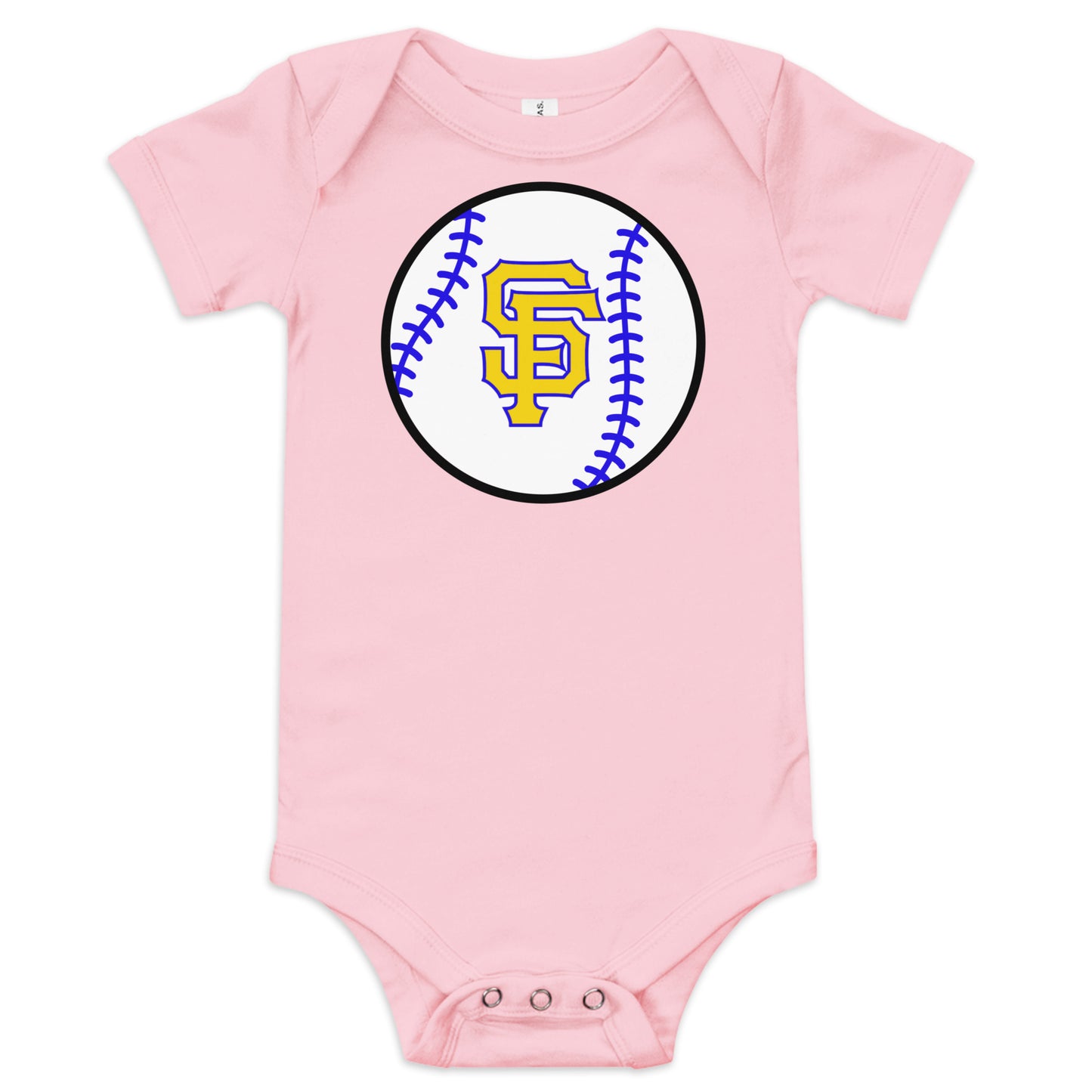 SF Baseball Baby short sleeve one piece