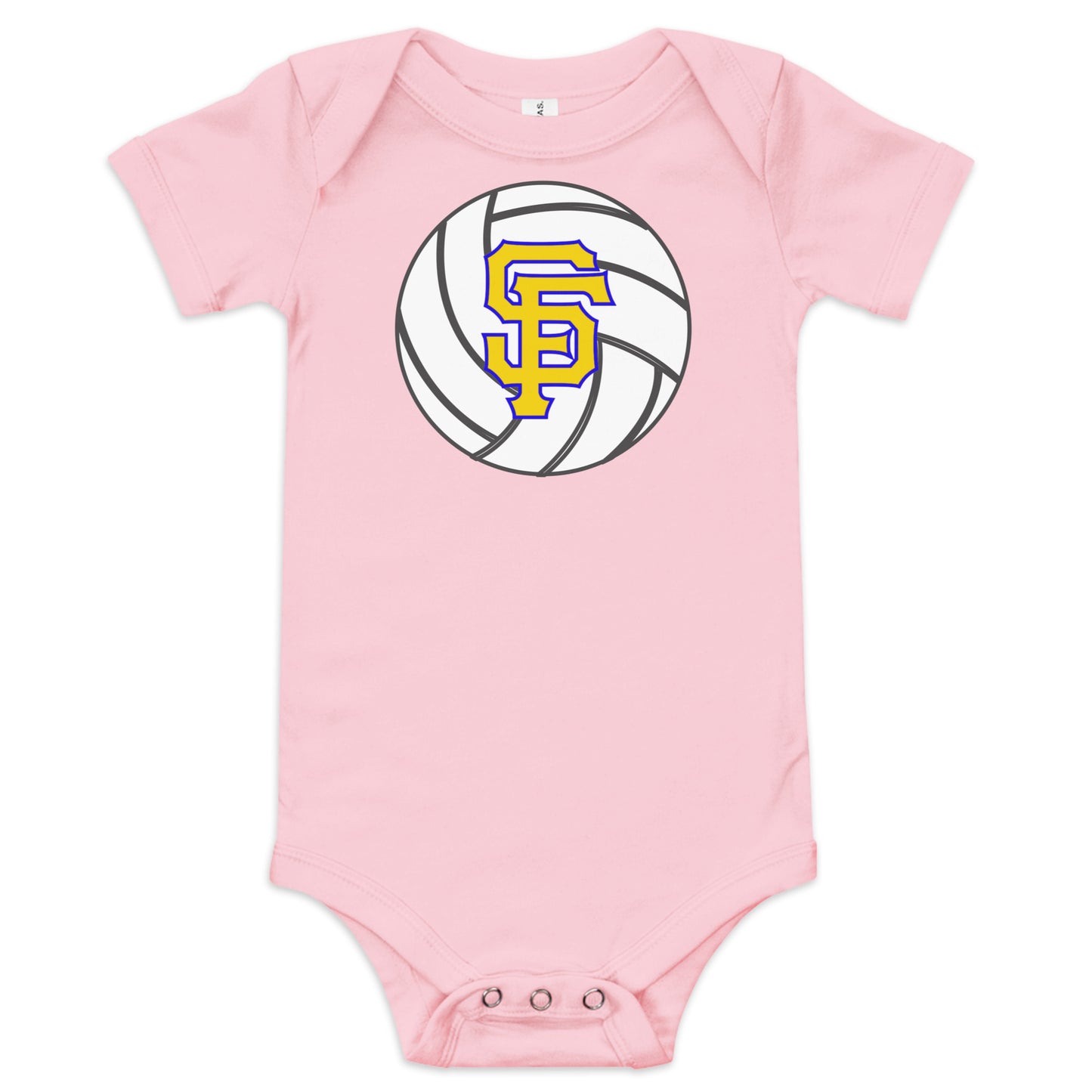 SF Volleyball Baby short sleeve one piece