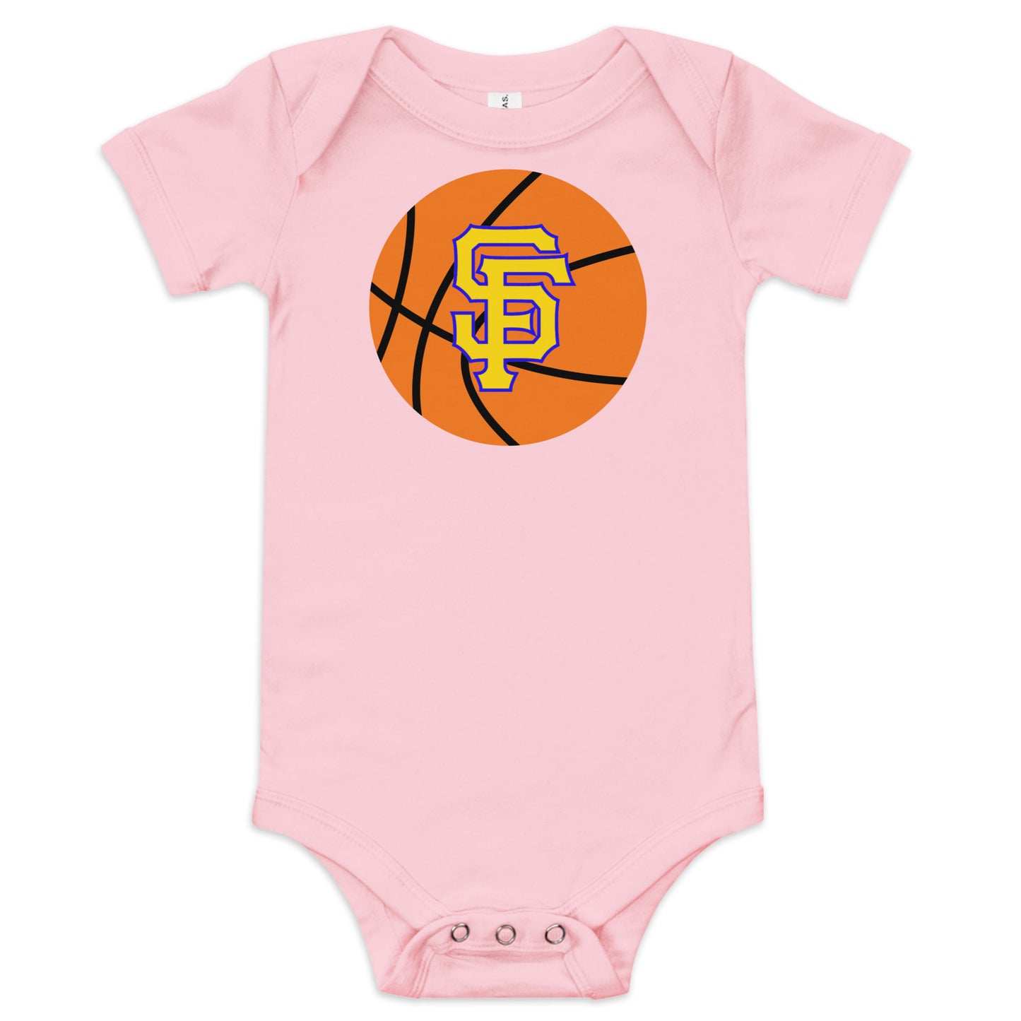 SF Basketball Baby short sleeve one piece