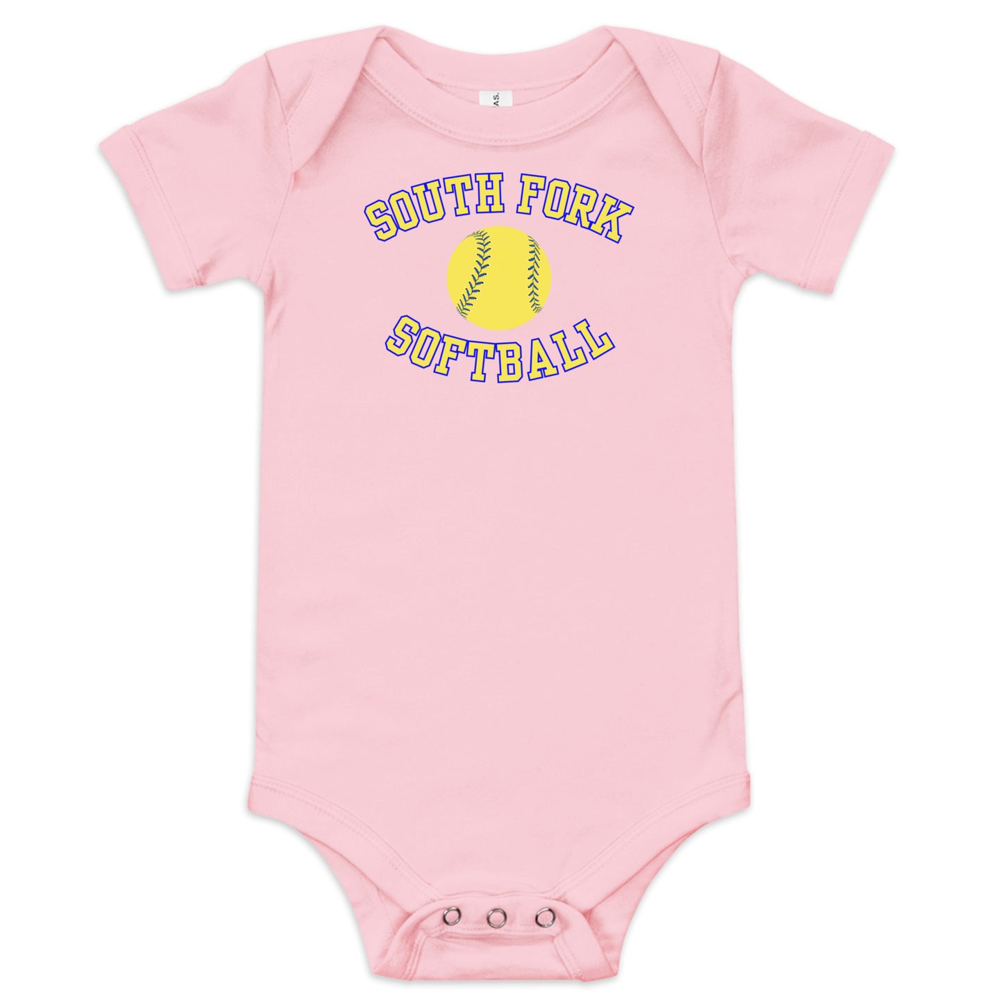 South Fork Softball Baby short sleeve one piece