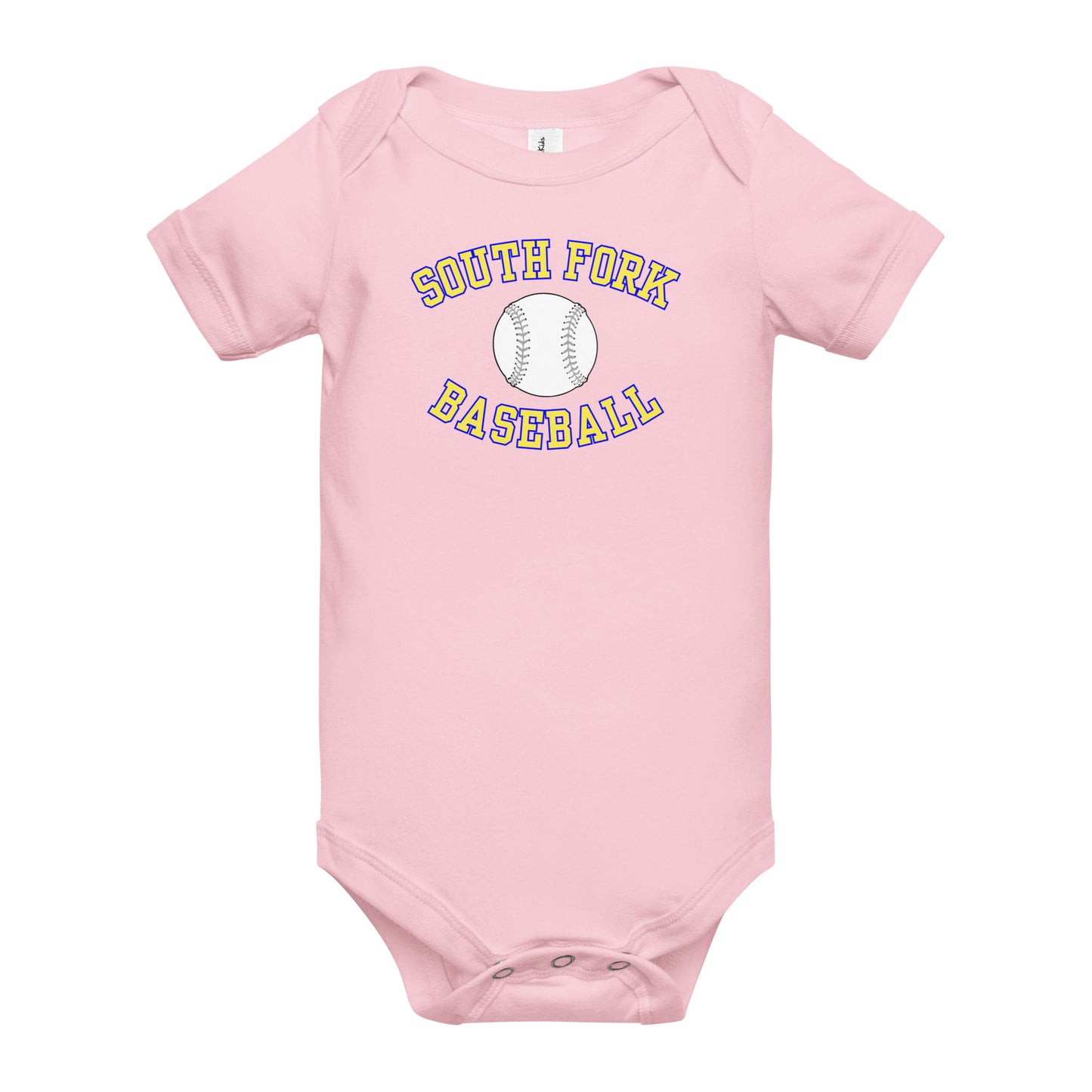 South Fork Baseball Baby short sleeve one piece