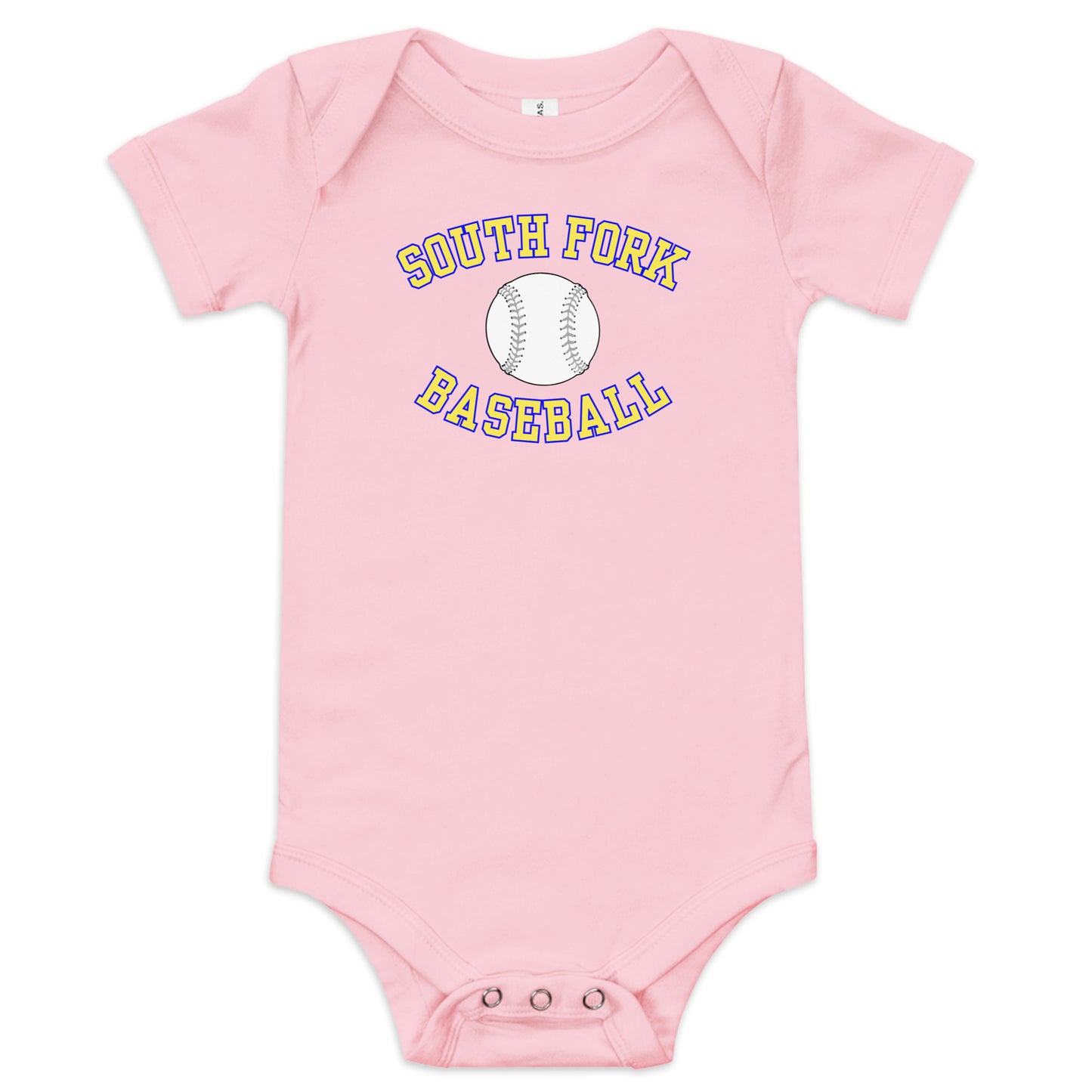 South Fork Baseball Baby short sleeve one piece