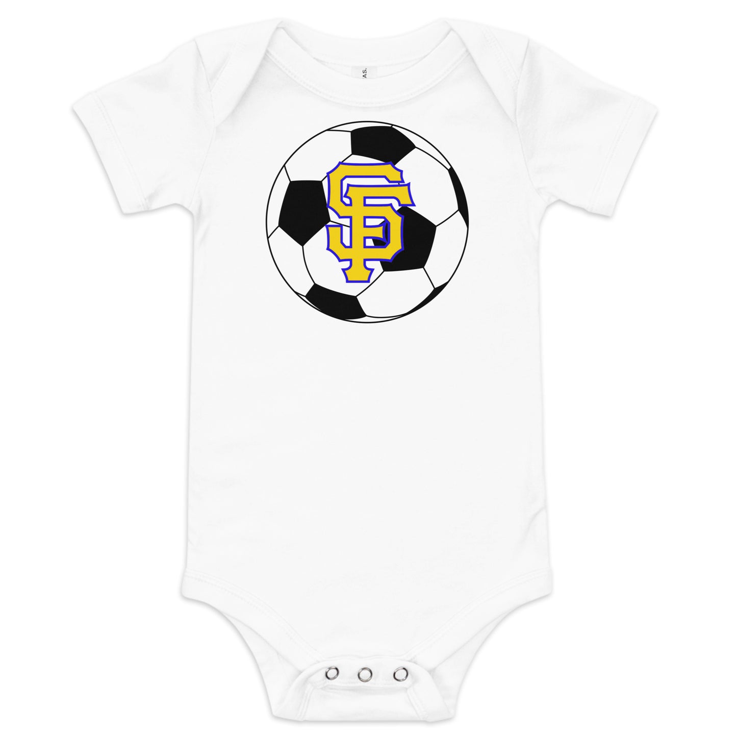 SF Soccer Baby short sleeve one piece