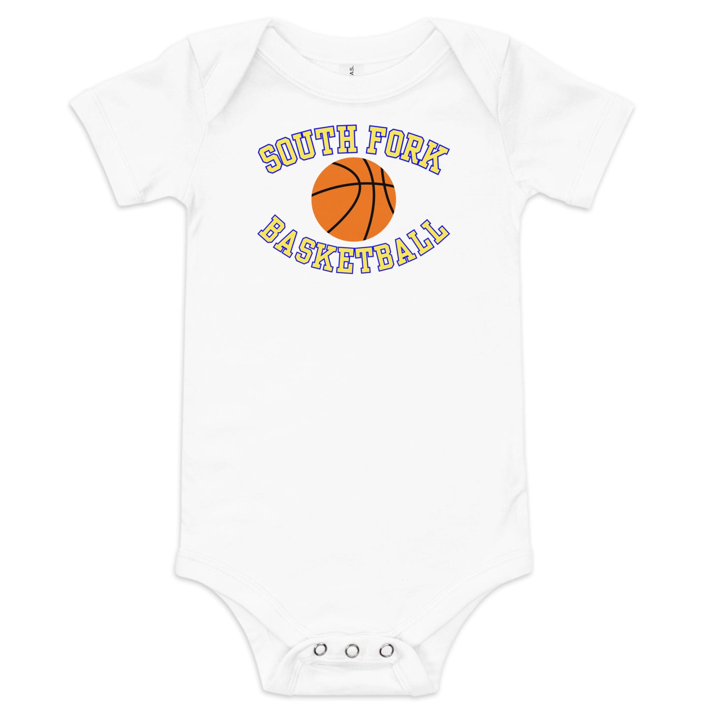 South Fork Basketball Baby short sleeve one piece