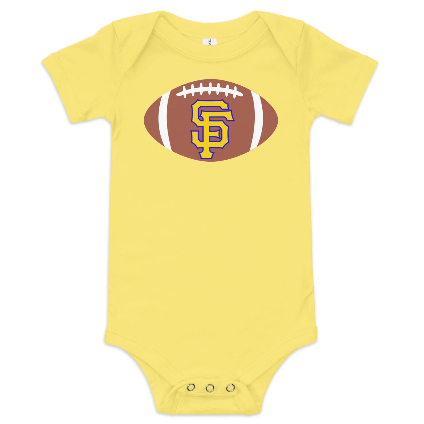 SF Football Baby short sleeve one piece