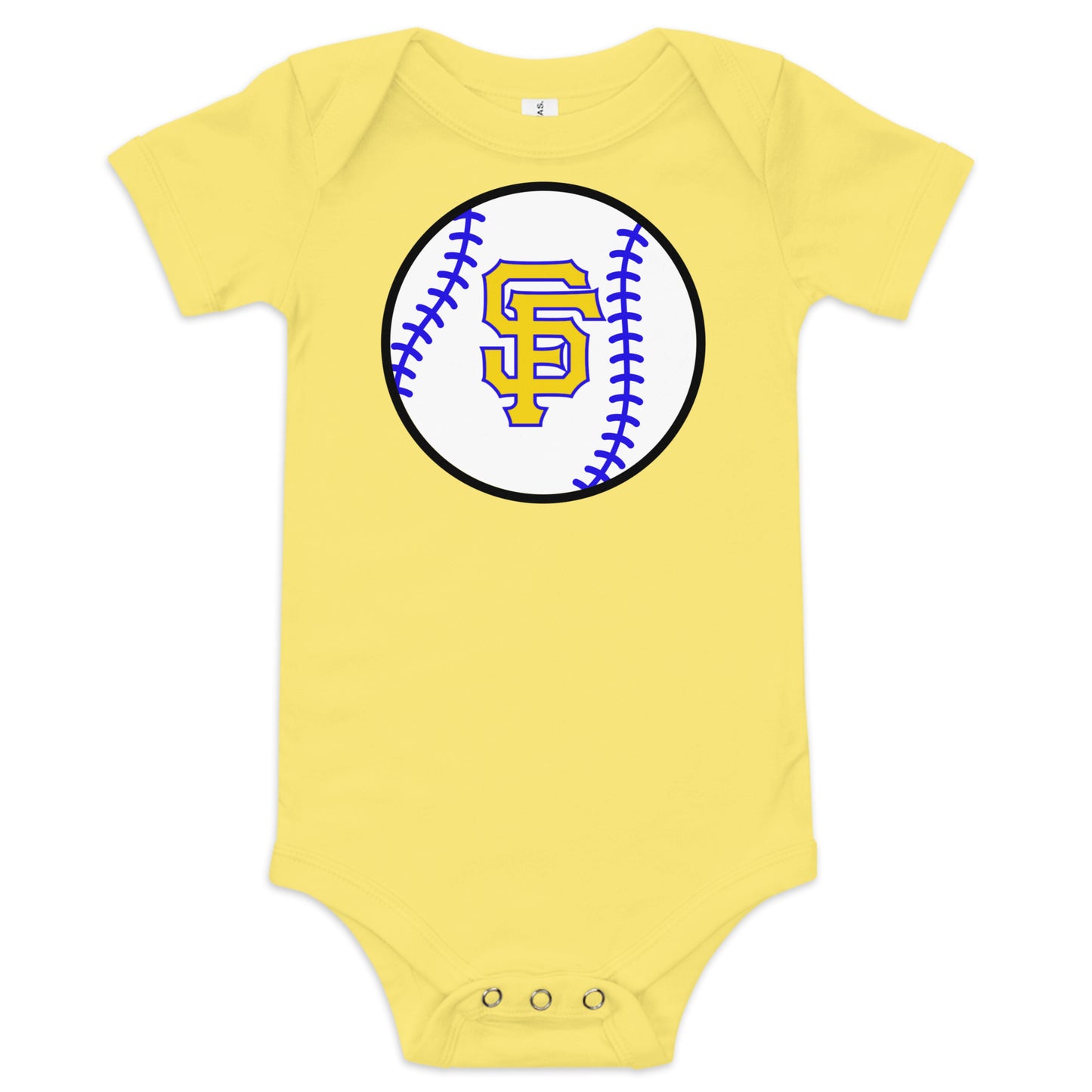 SF Baseball Baby short sleeve one piece