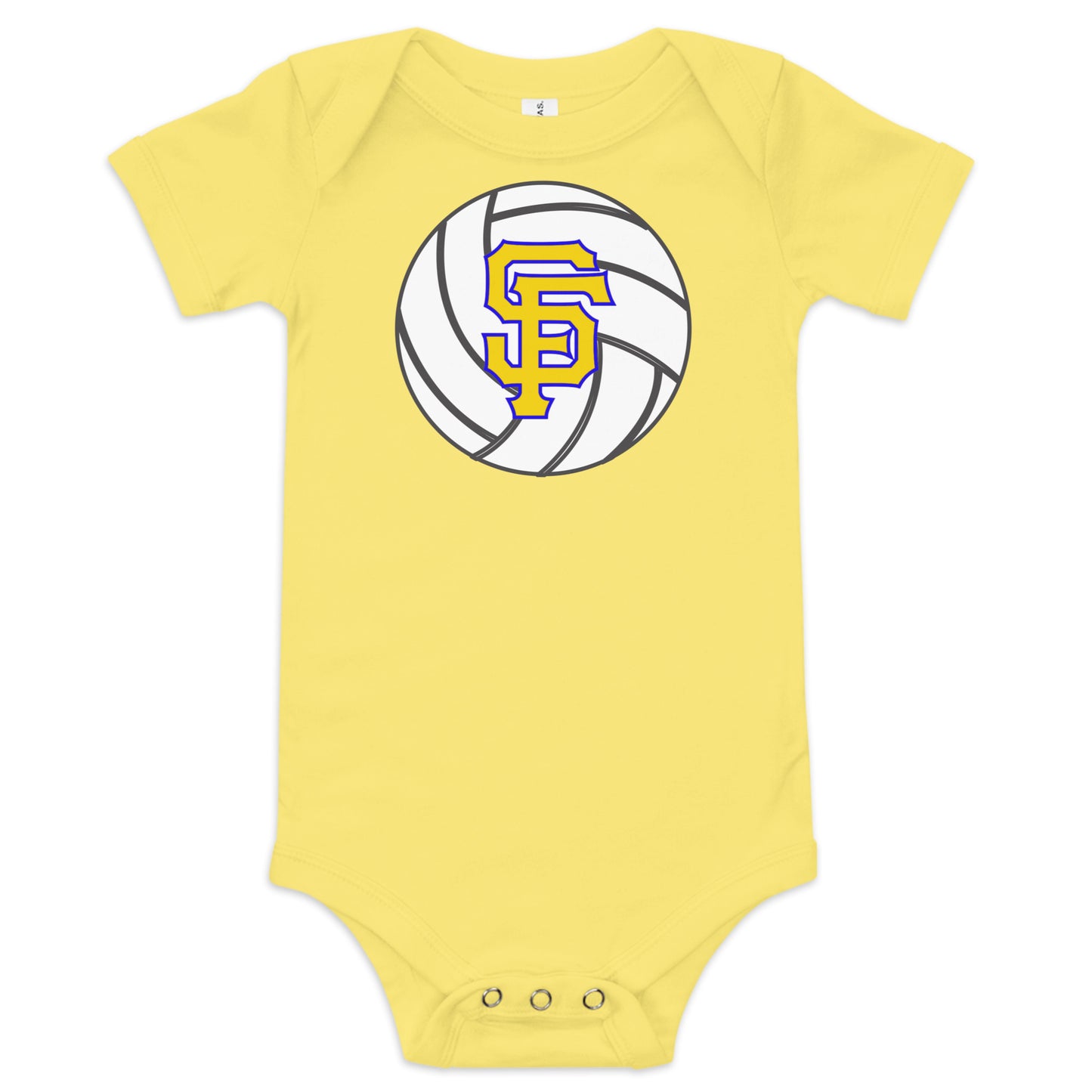 SF Volleyball Baby short sleeve one piece