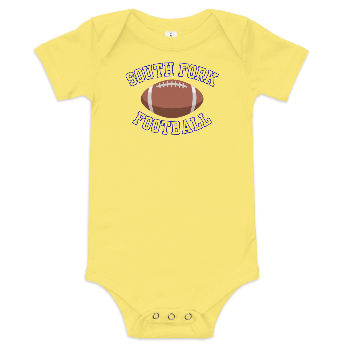 South Fork Football Baby short sleeve one piece