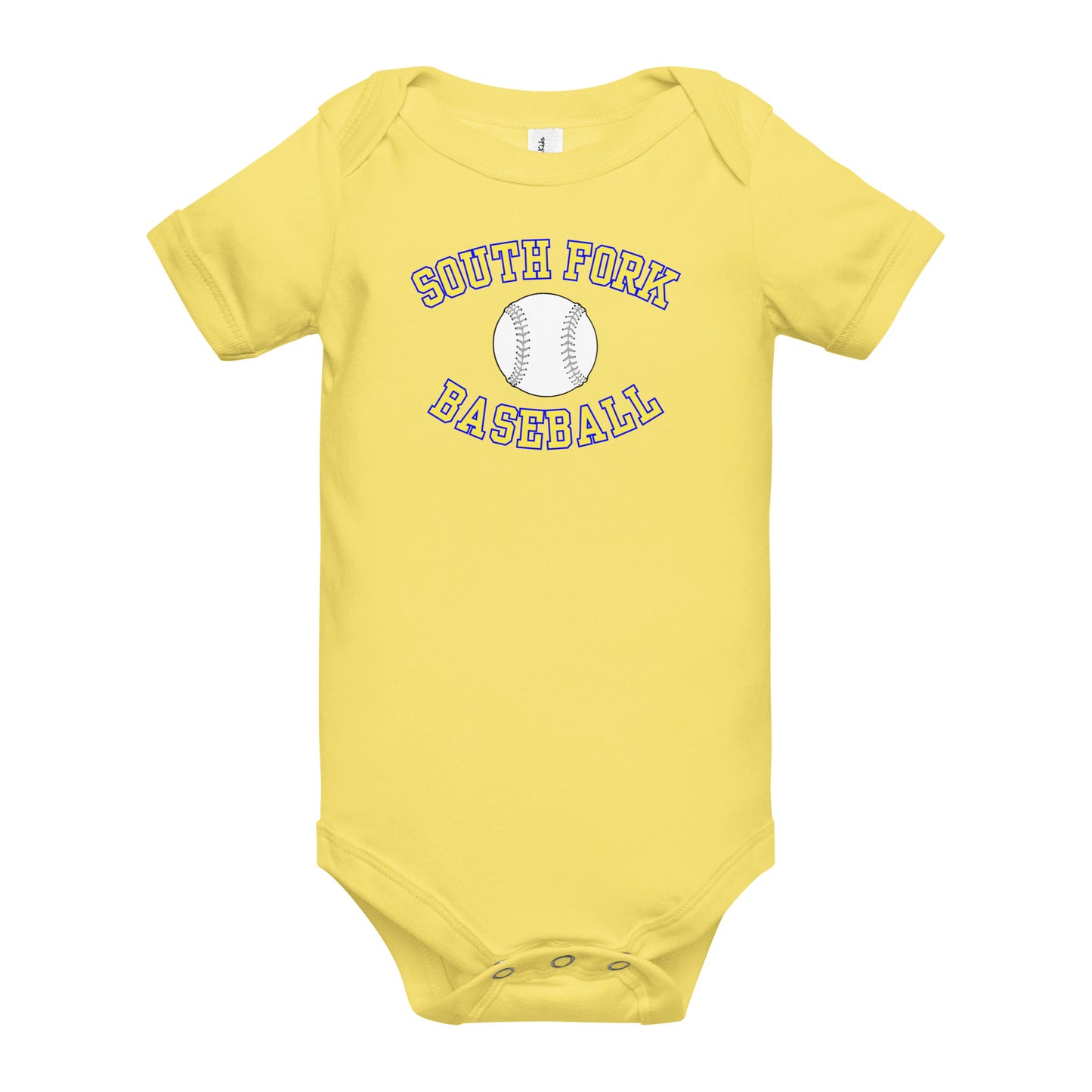 South Fork Baseball Baby short sleeve one piece