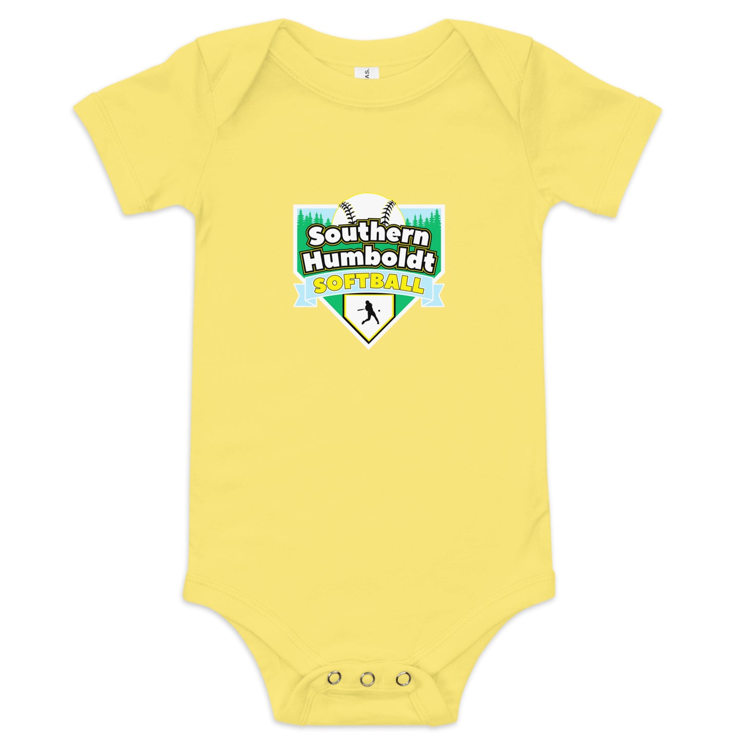 Southern Humboldt Softball GBY Baby short sleeve one piece