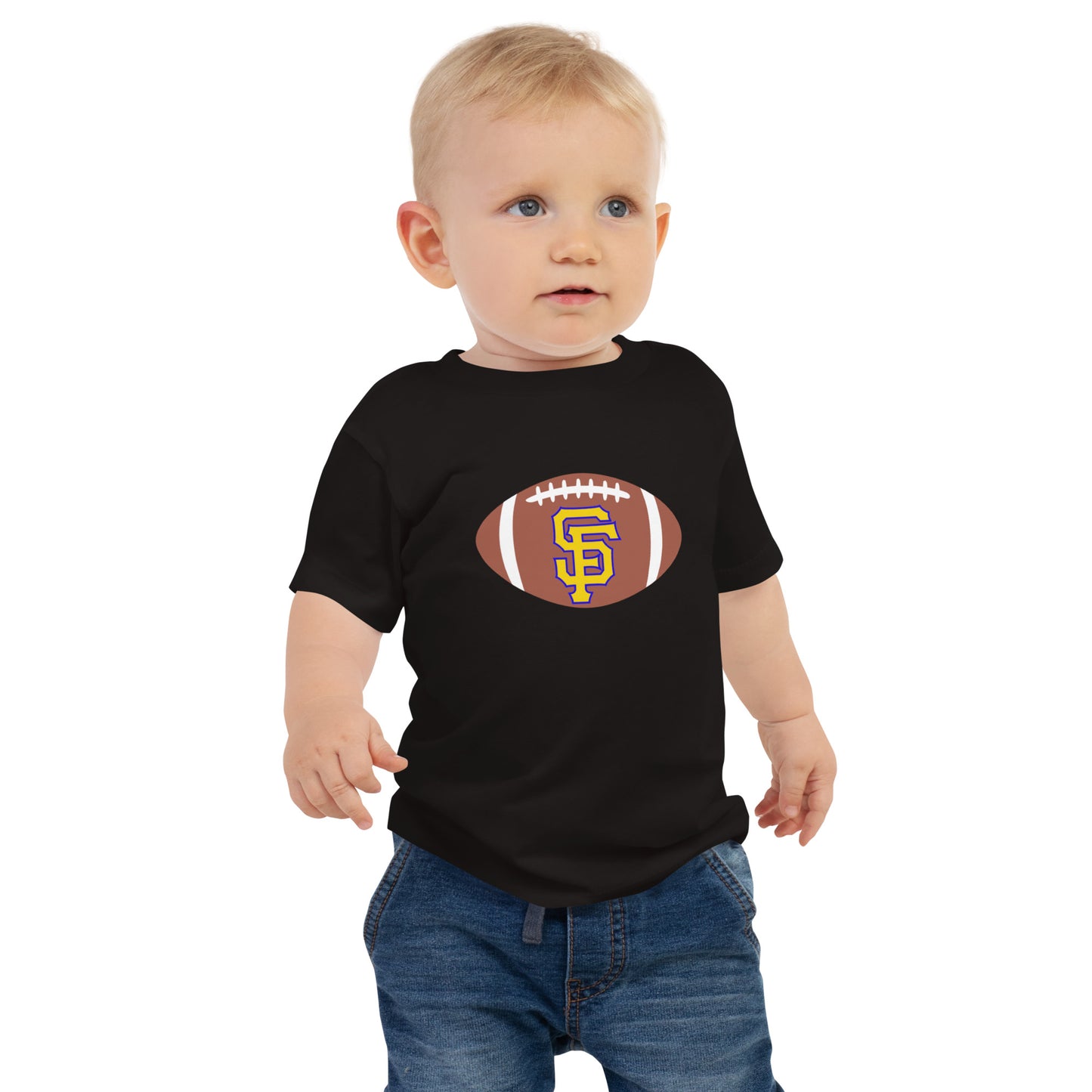 SF Football Baby Jersey Short Sleeve Tee