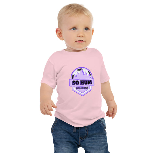 So Hum Soccer Purple Baby Jersey Short Sleeve Tee